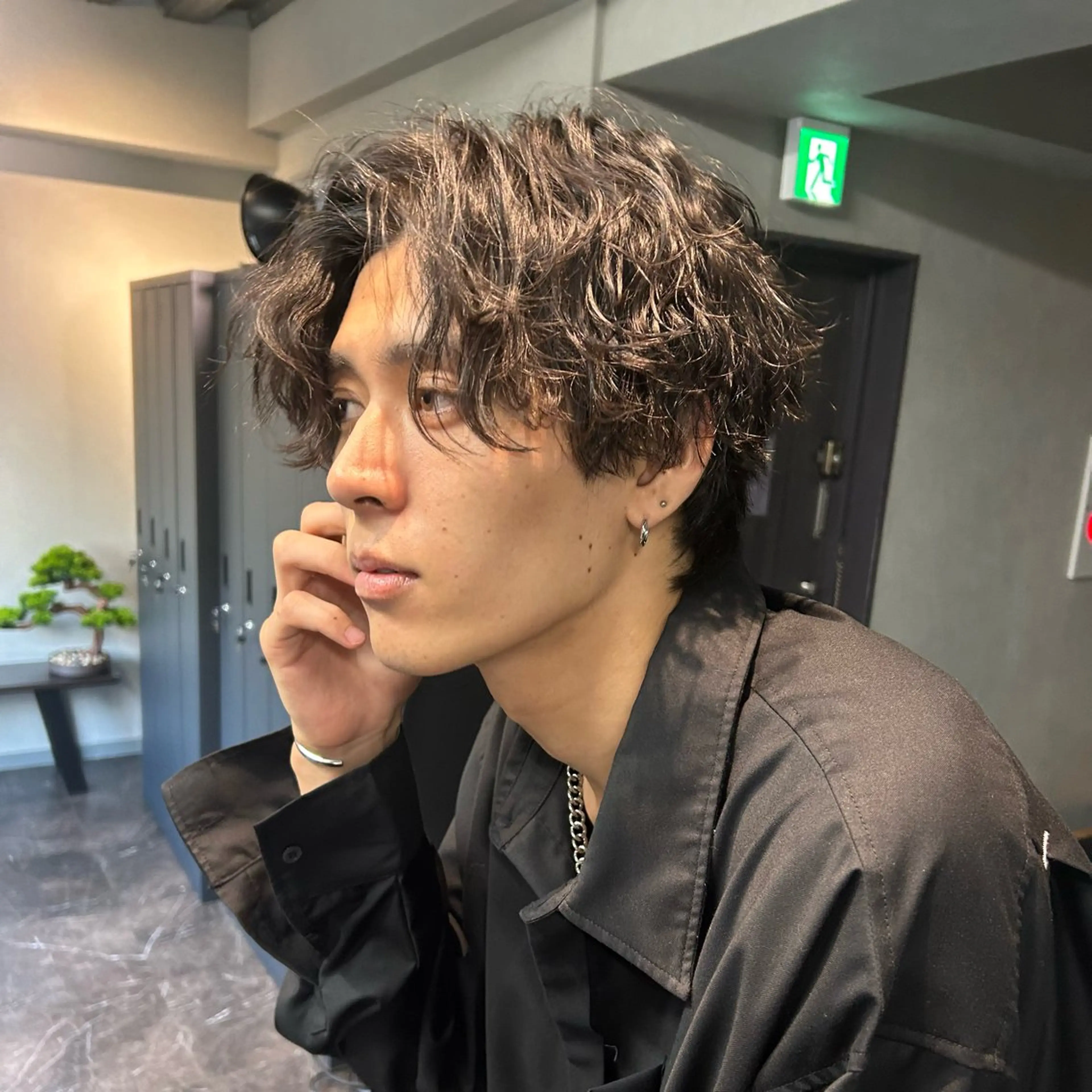 パーマ メンズ メンズパーマ専門店 【店長】⚜️イチカワのヘアスタイル