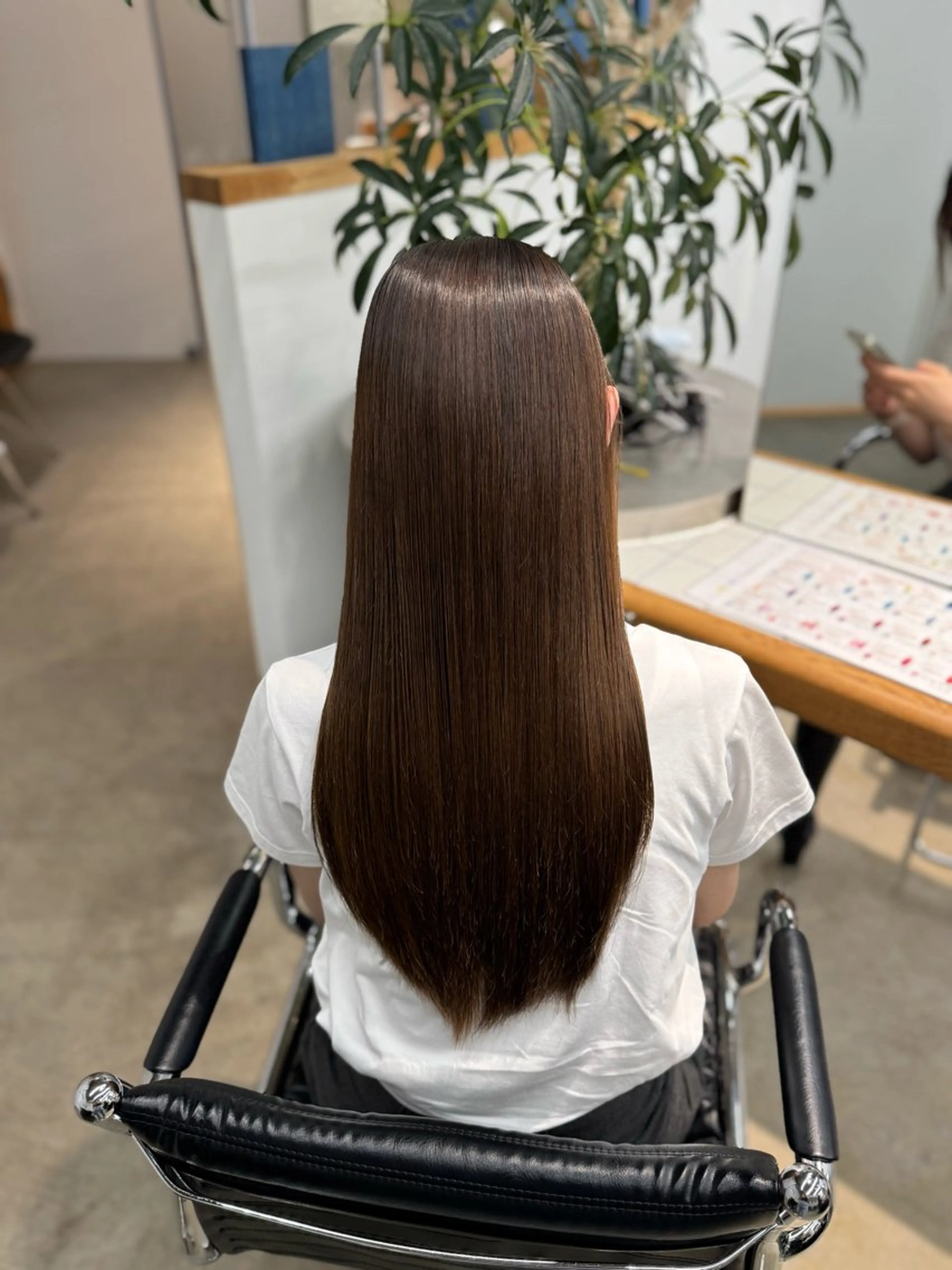 ロング 縮毛矯正 トリートメント 艶カラー/髪質改善 /名駅/KONOKAのヘアスタイル