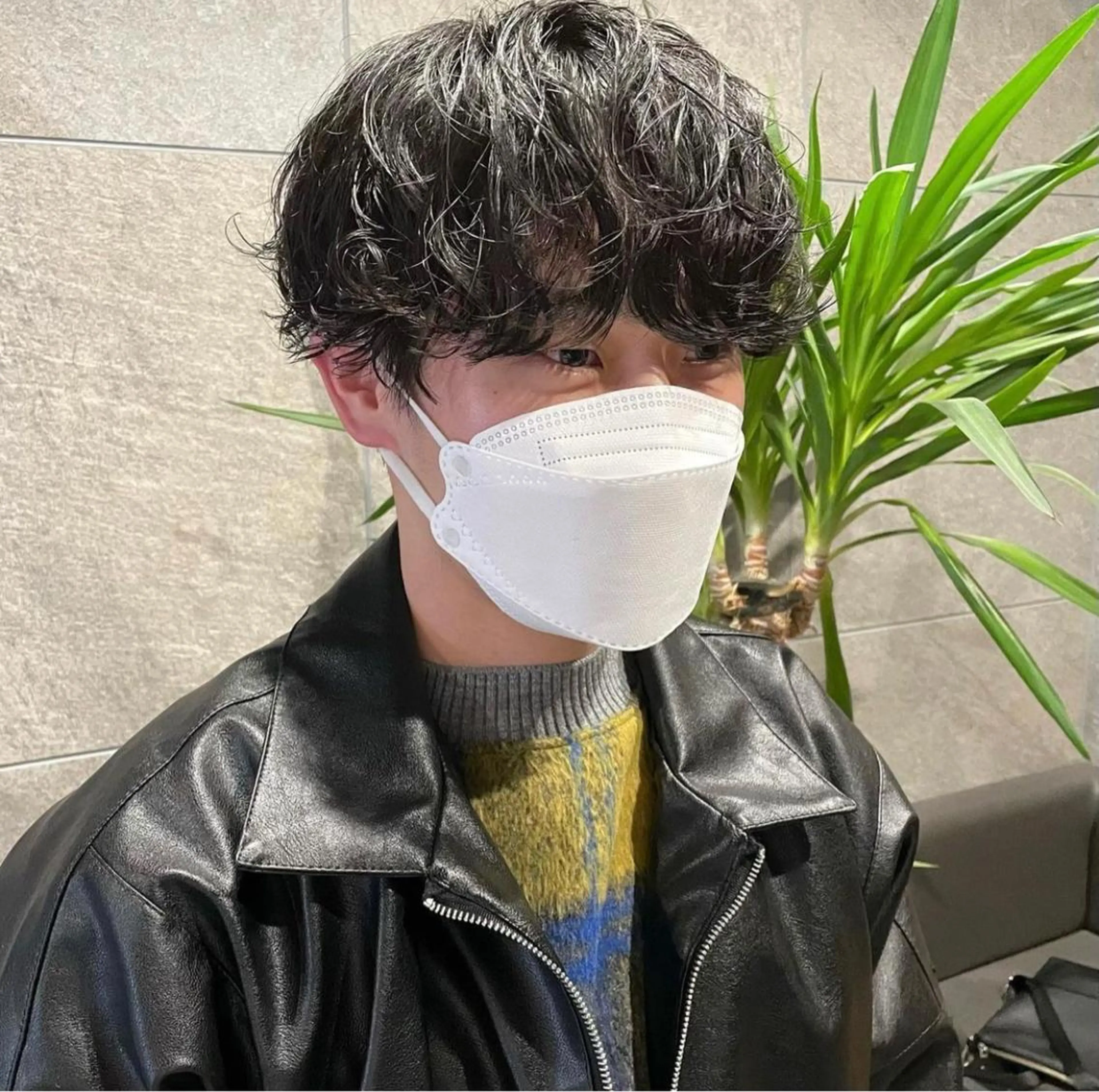 パーマ メンズカット　文山 翔世のヘアスタイル