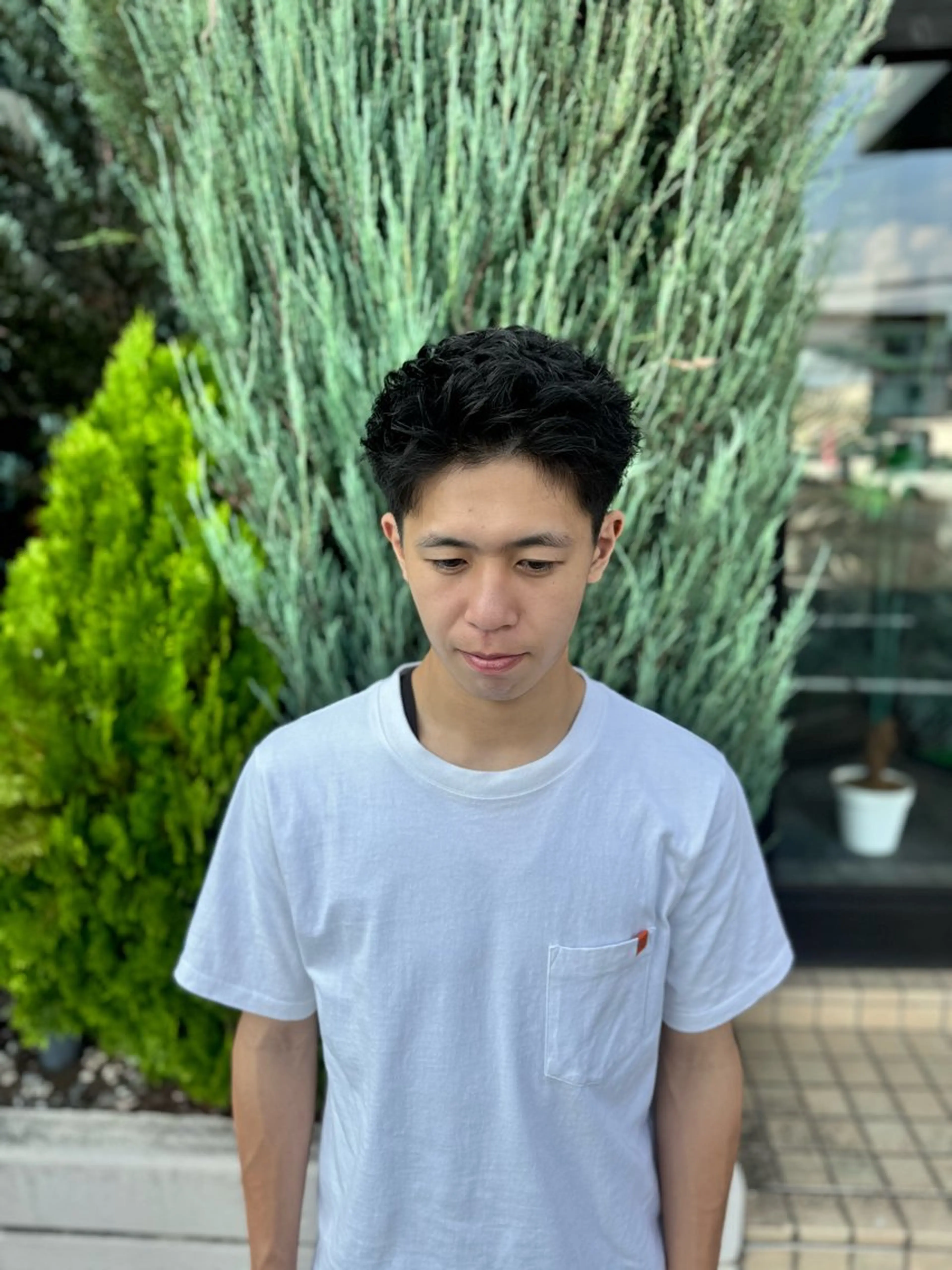 カット➕ケアパーマ（ピンパーマ）の写真