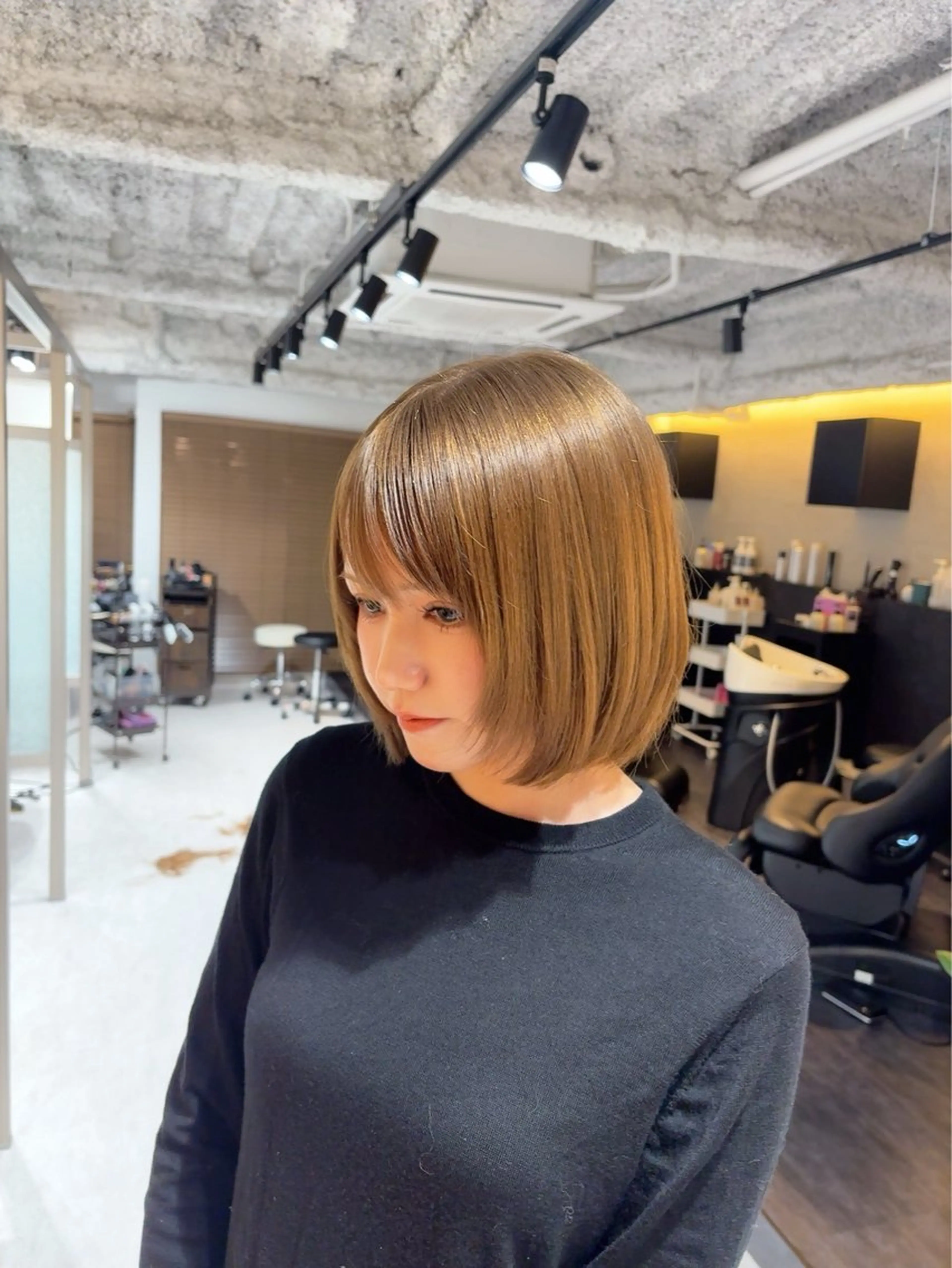 ミディアム 髪質改善 Lucas髪質改善 natsukiのヘアスタイル