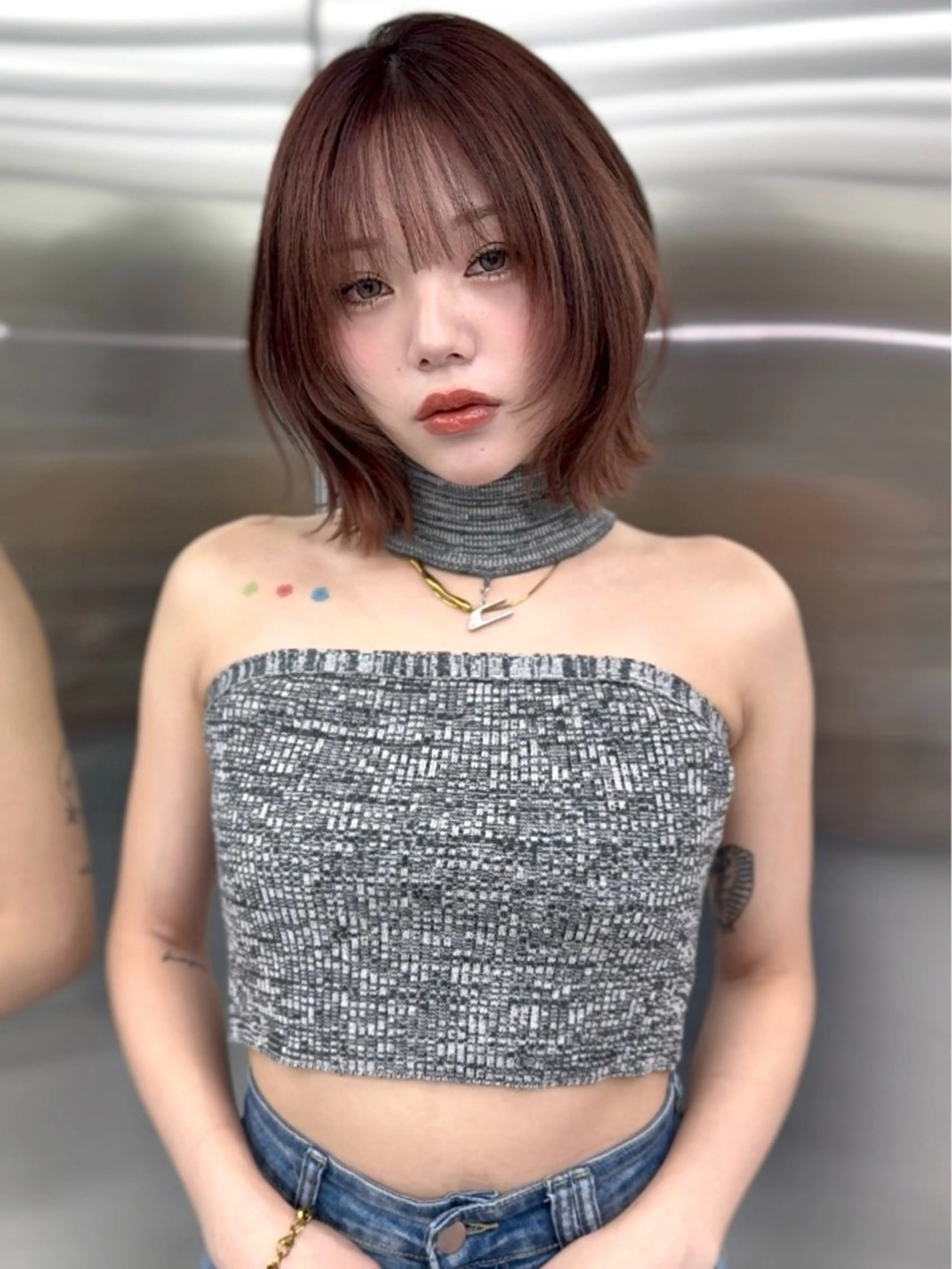 ショート ボブレイヤー ボブ くびれヘア ハッシュカット 髪質改善 カット トリートメント 似合わせカット Todaのヘアスタイル