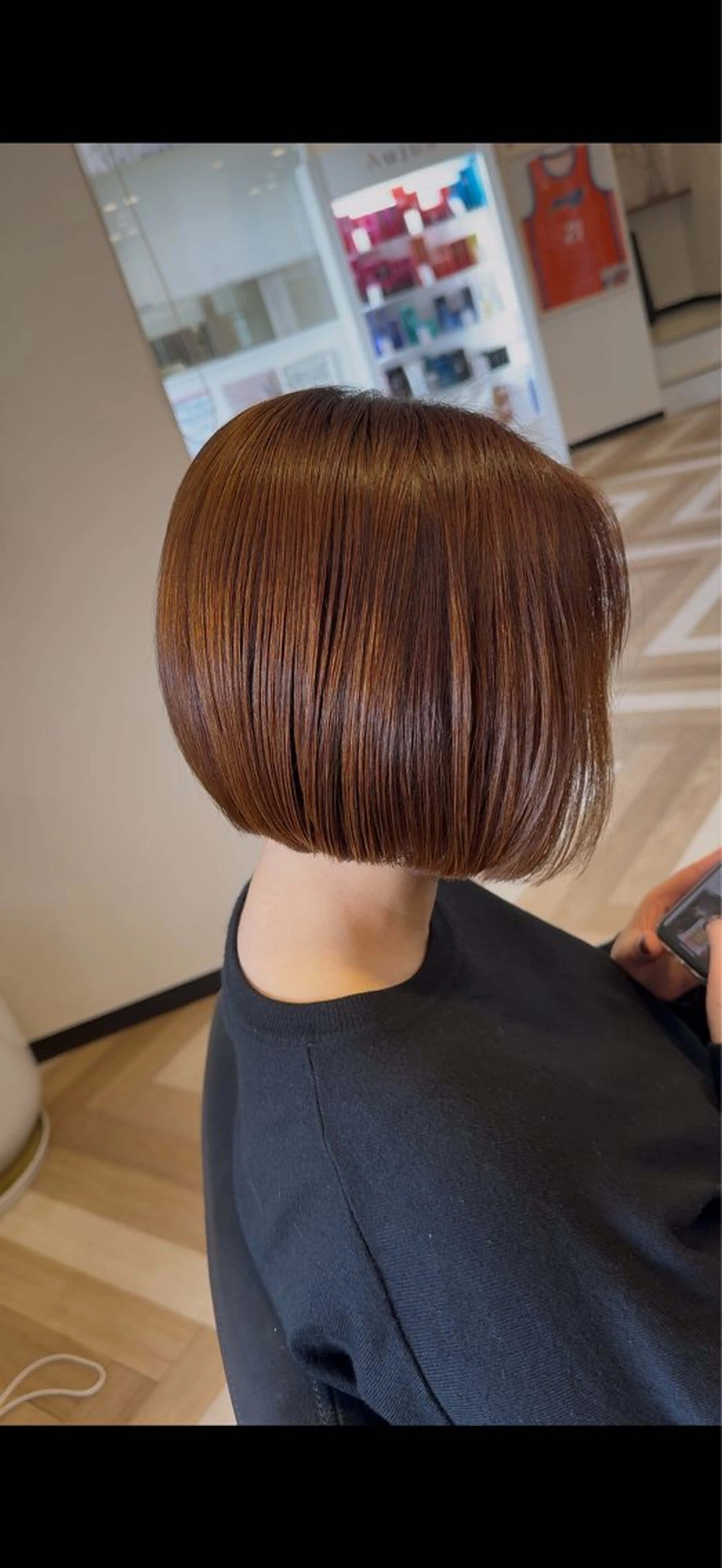 ショート ボブ カット ARISE所属・✨長岡/艶/パーマ /剣持快吏✨のヘアスタイル