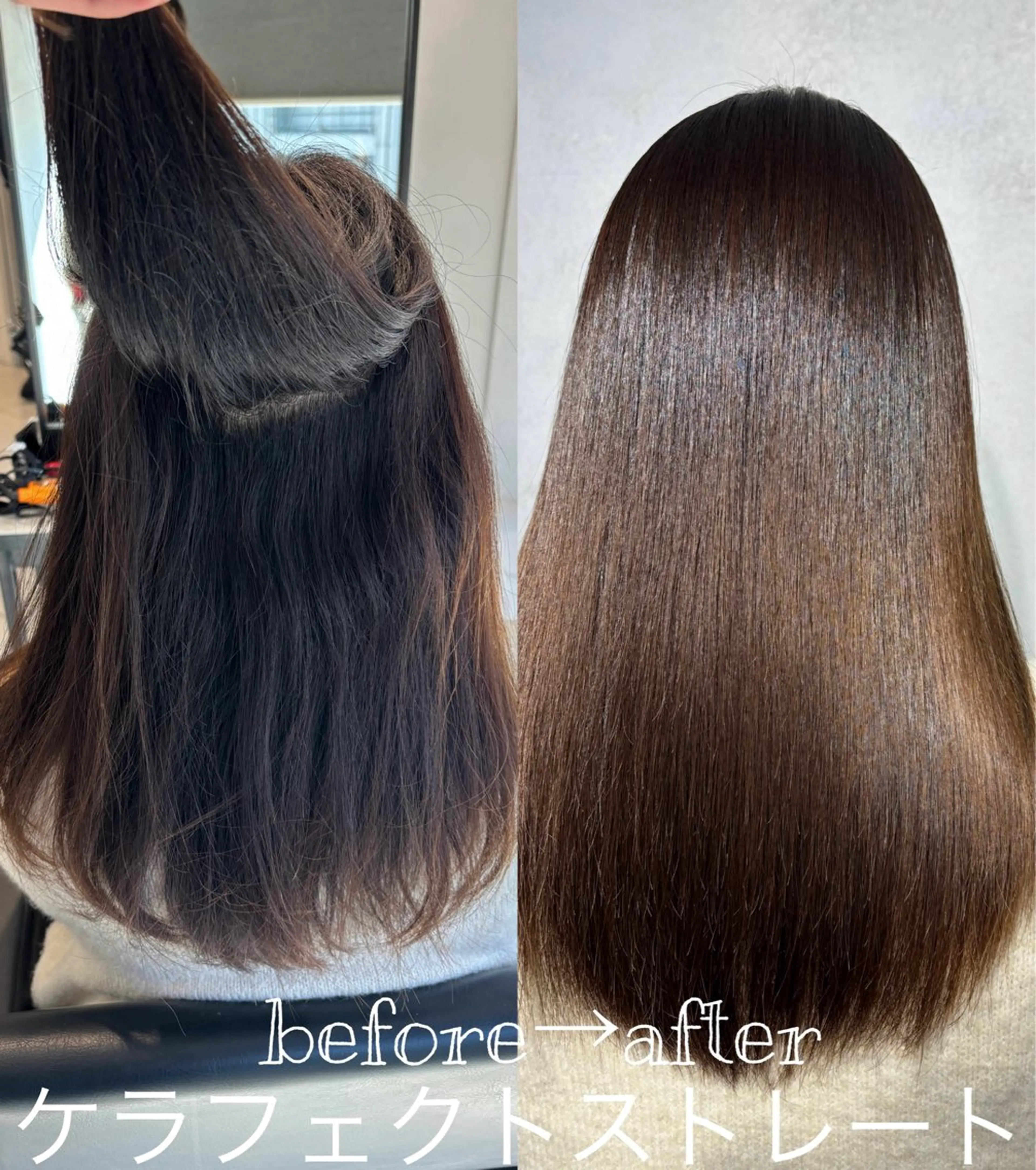 ミディアム カラー パーマ ✨美髪矯正×髪質改善 🍎カイト🍎渋谷のヘアスタイル