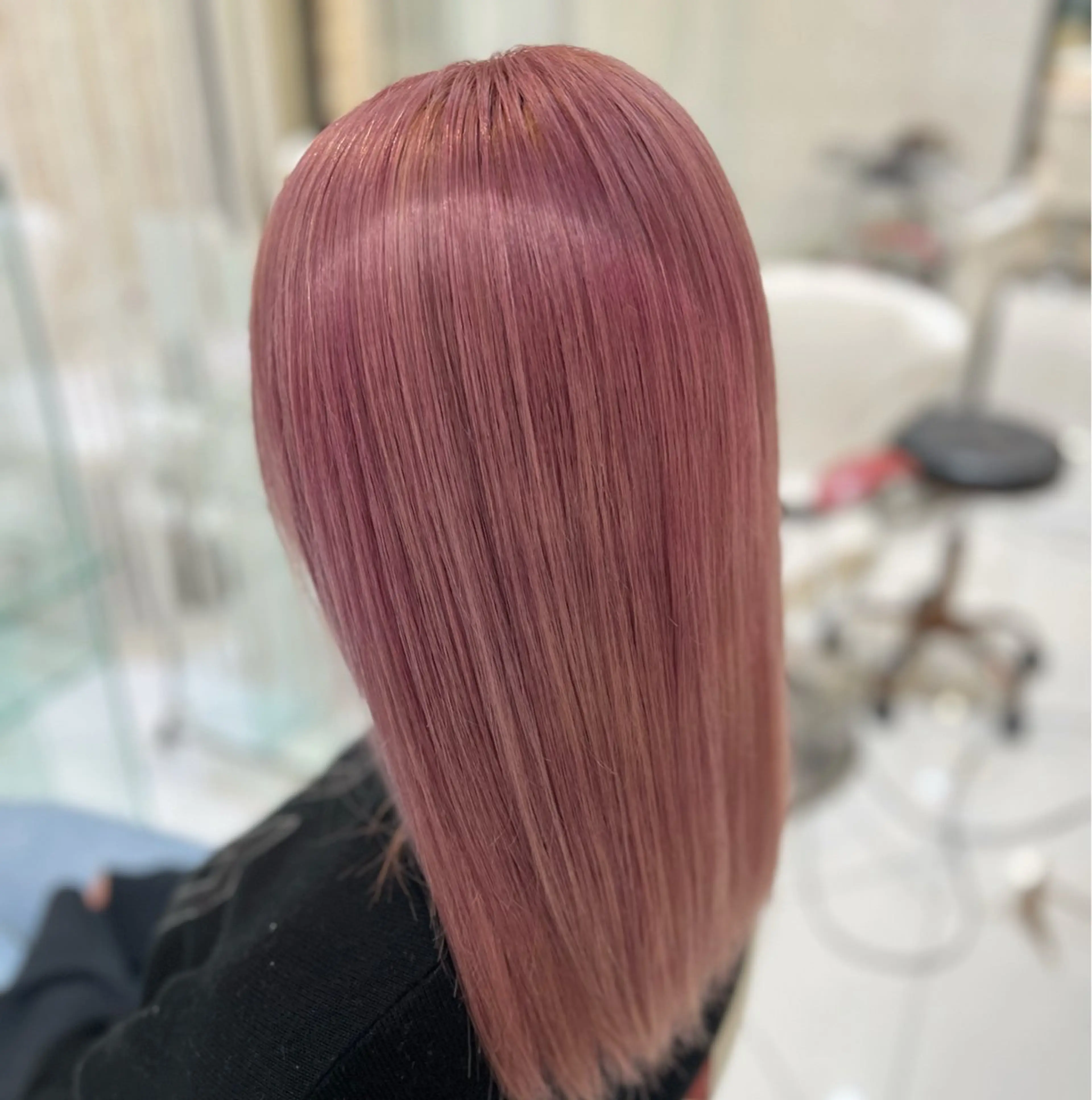 ロング カラー バレイヤージュ ブリーチ ケアブリーチ 透明感カラー デザインカラー ボブ/ハイトーン髪質 改善/越谷✨クラモチのヘアスタイル