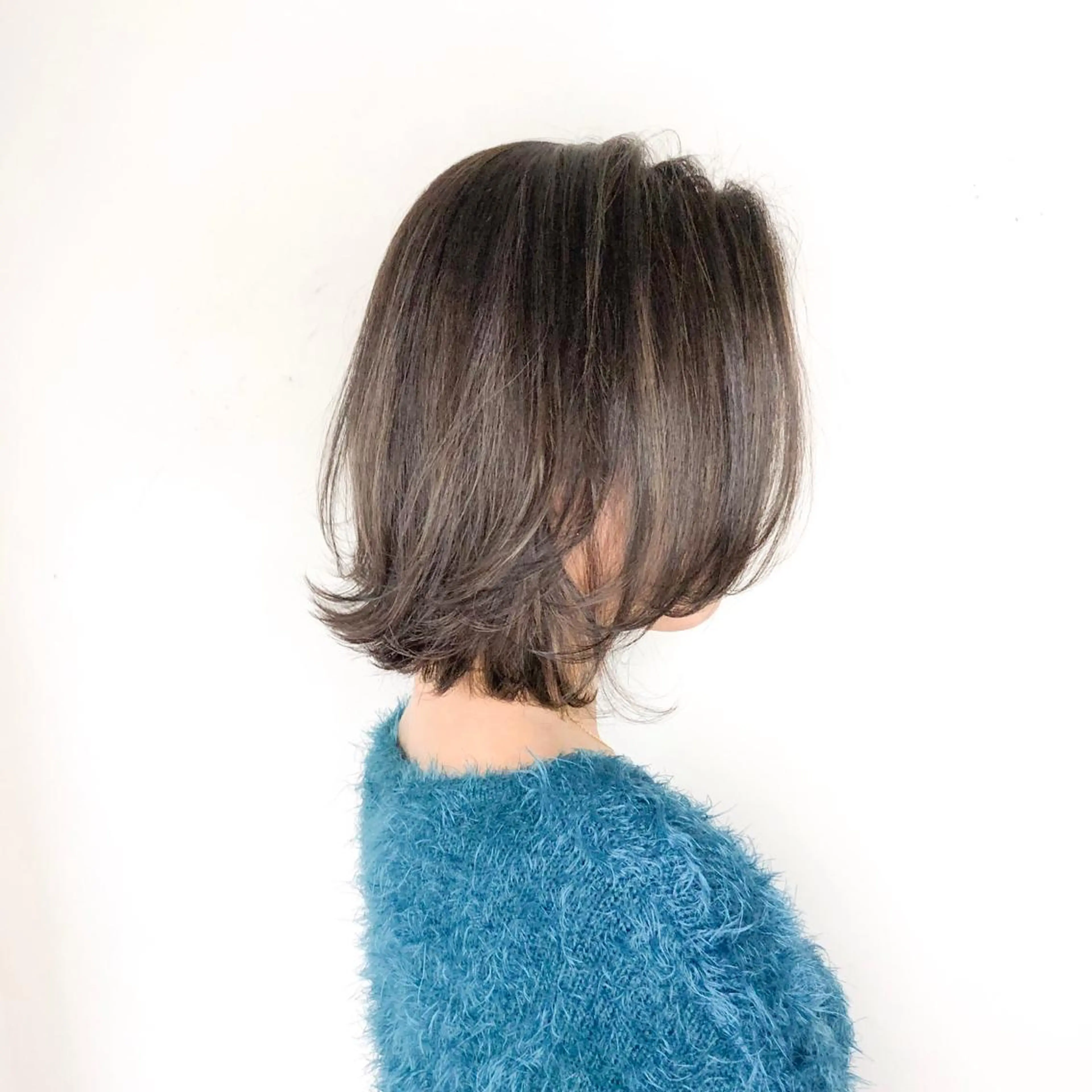 ミディアム カラーモデル募集中 美容室ハピスのヘアスタイル