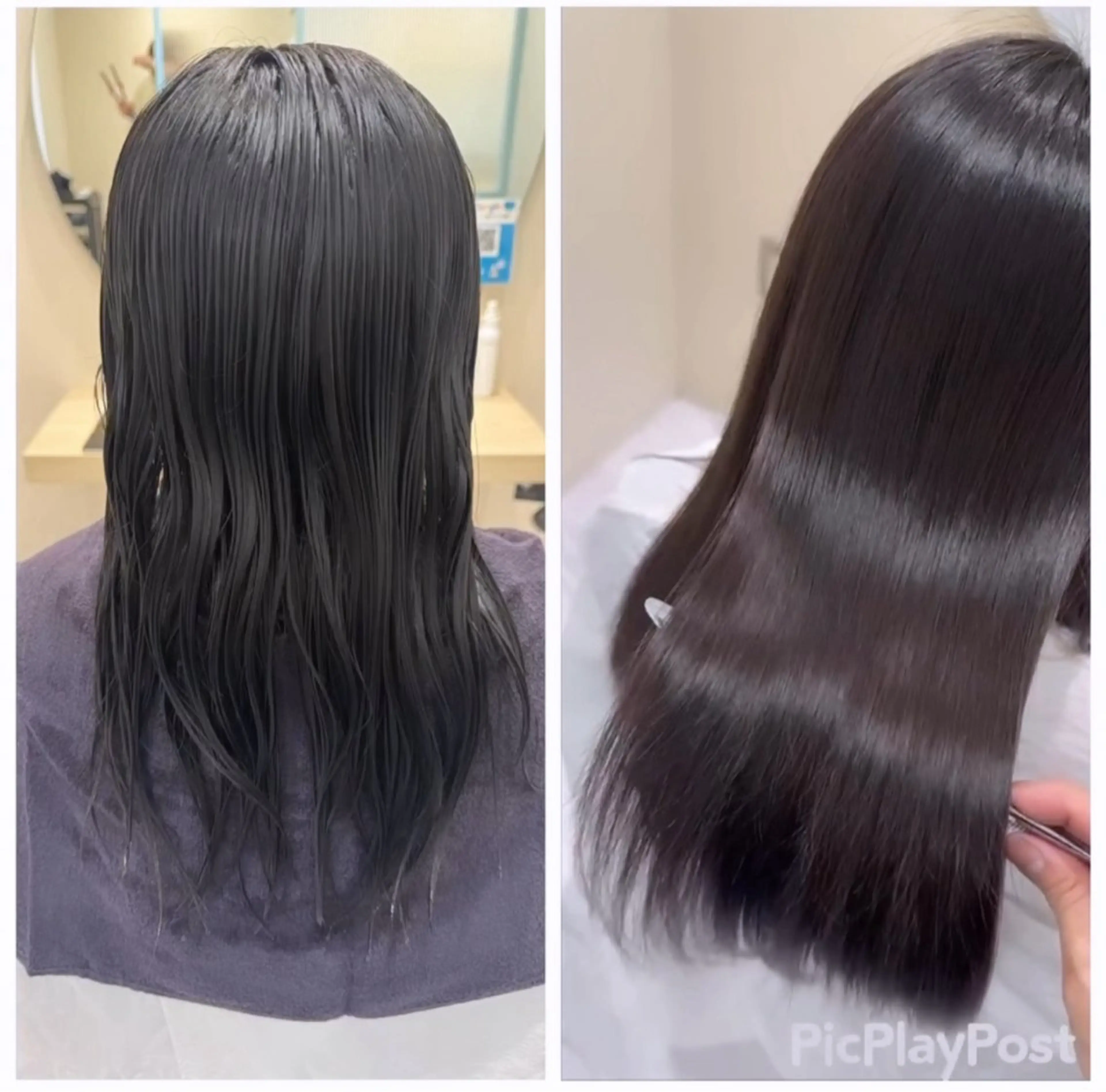 ミディアム 縮毛矯正 トリートメント 丹野 圭太のヘアスタイル