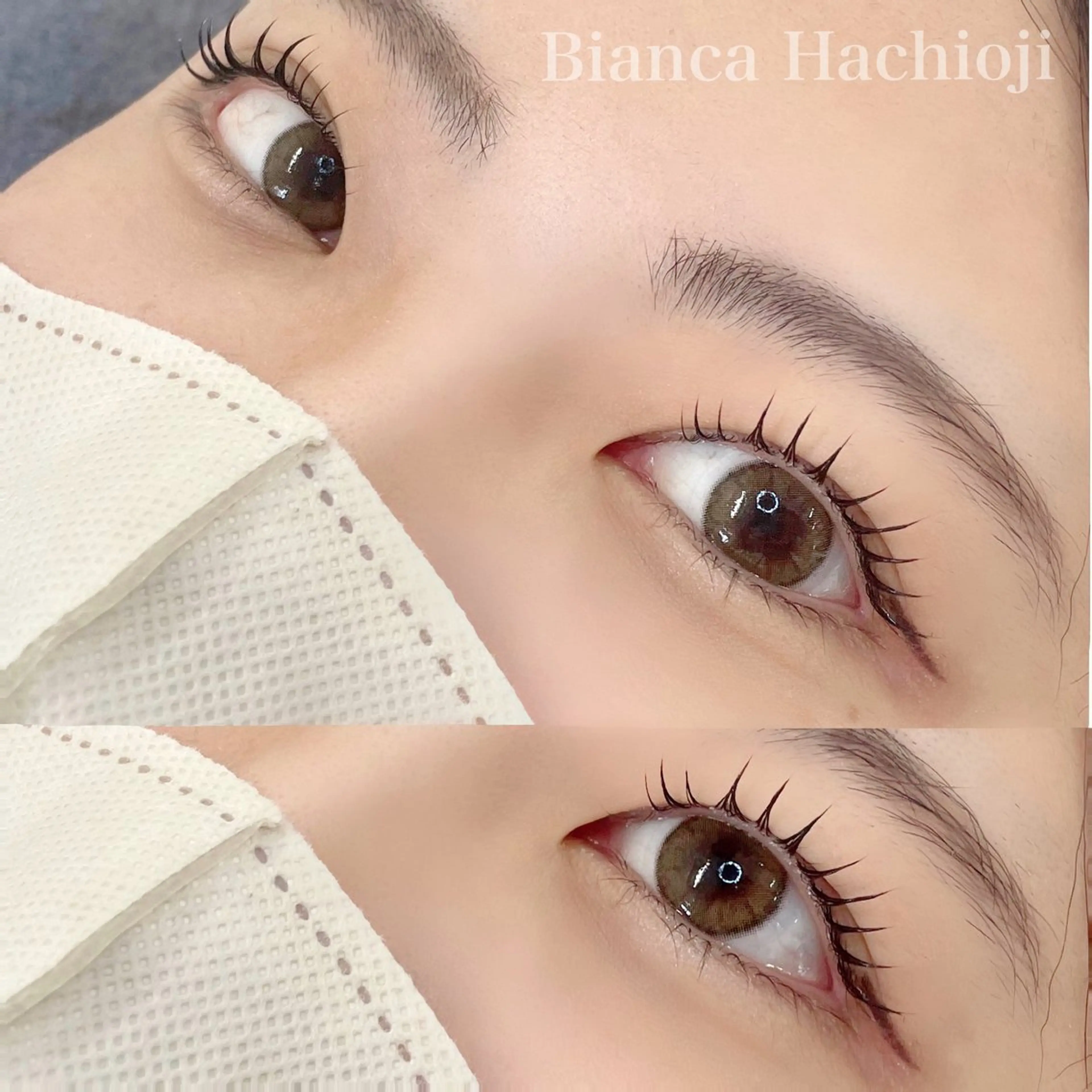 韓国まつ毛パーマ+眉毛WAX🩵の写真