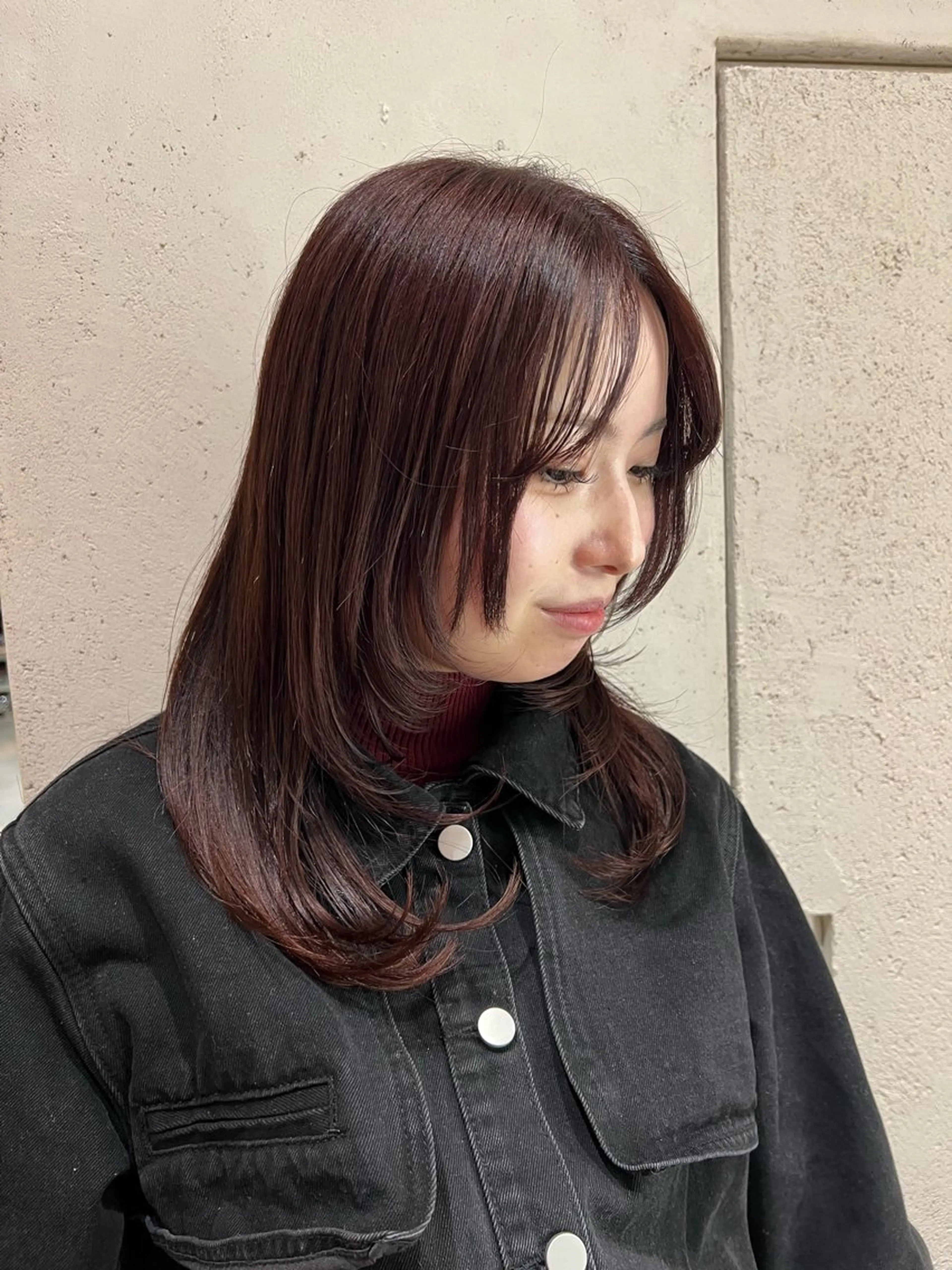 セミロング ヘアカラー 🌺名古屋ハイトーン デザインSOLA🌺のヘアスタイル