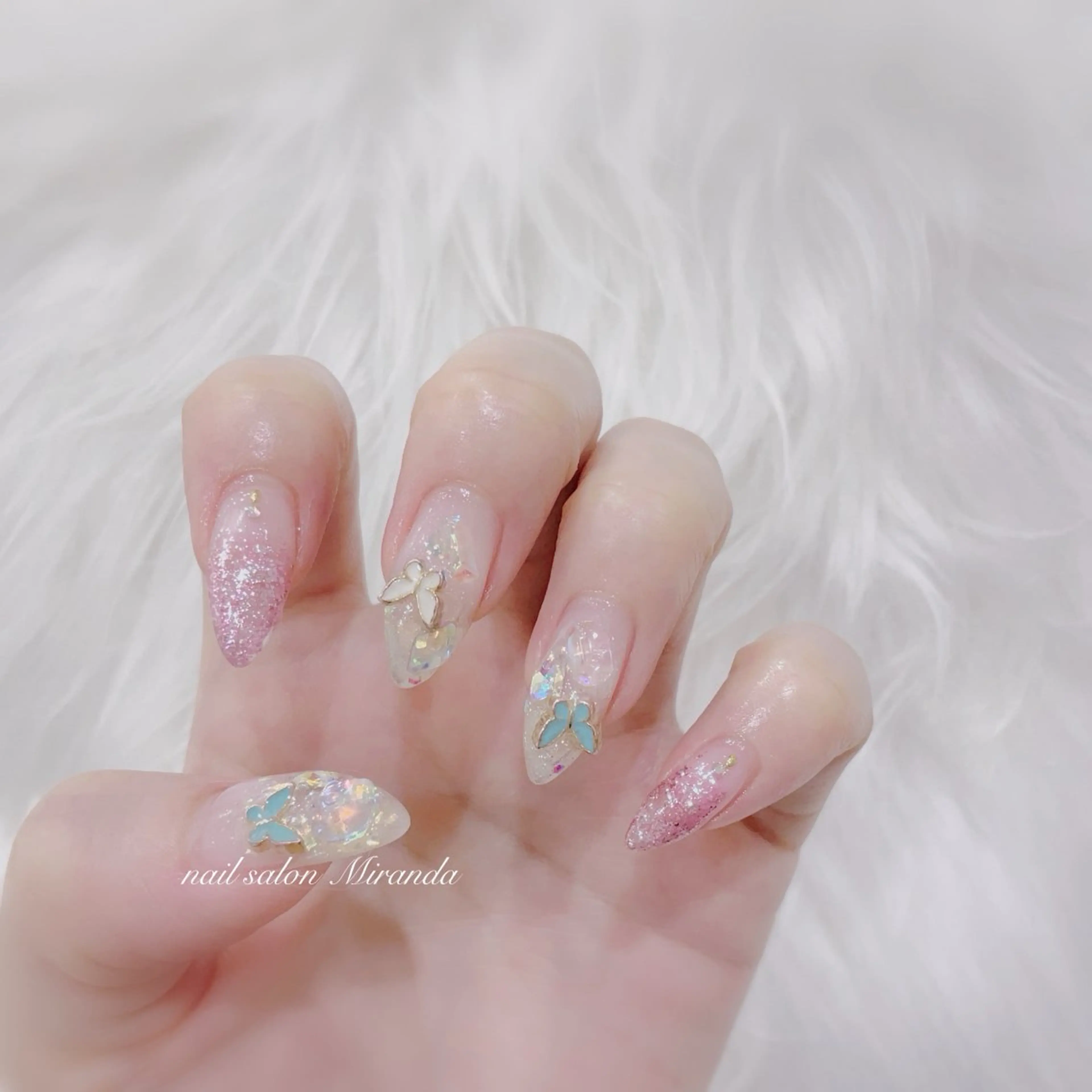 ネイル キラキラネイル Miranda_ 笹原のネイルデザイン