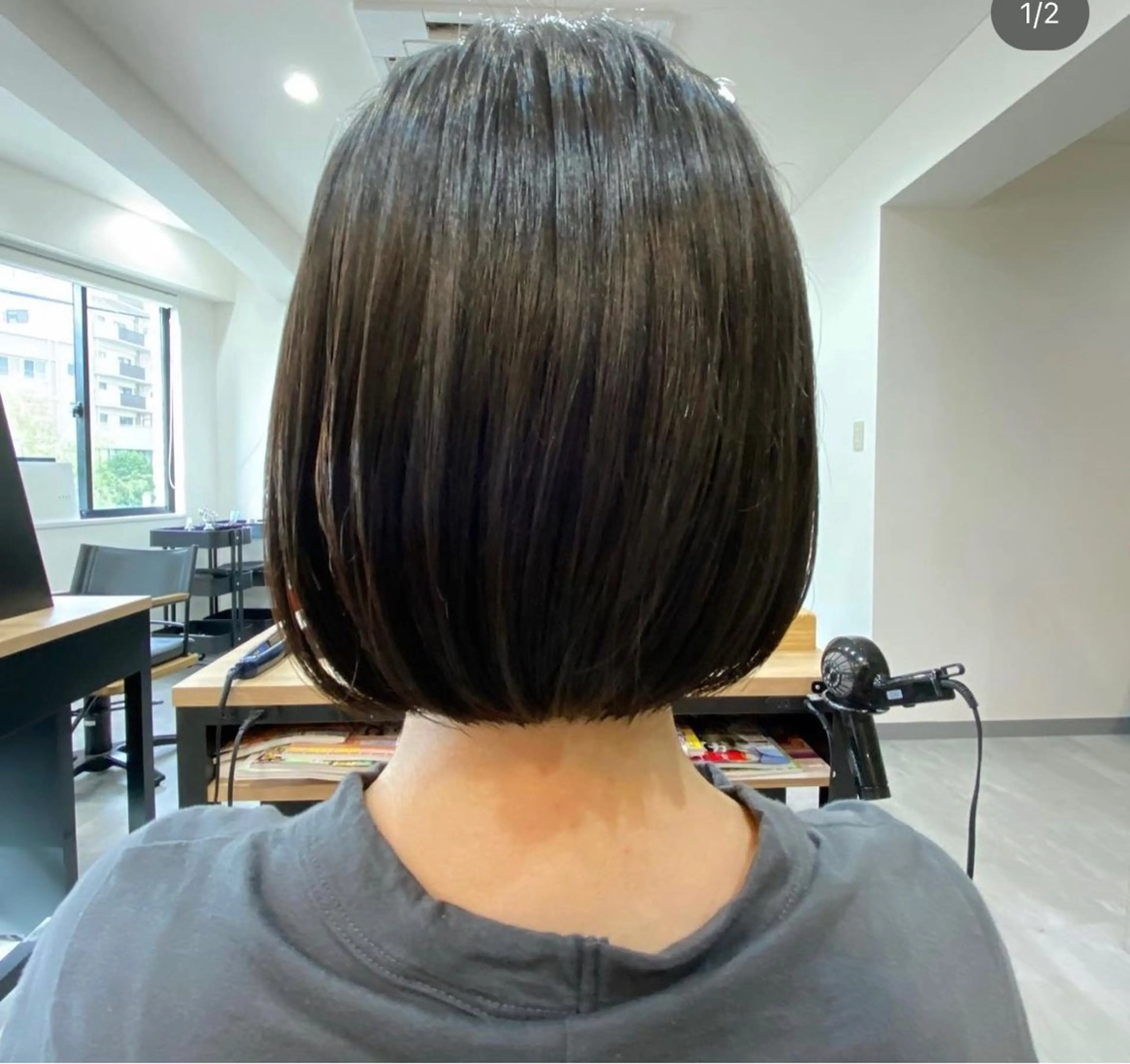 ショート ボブ 東村 桃花のヘアスタイル