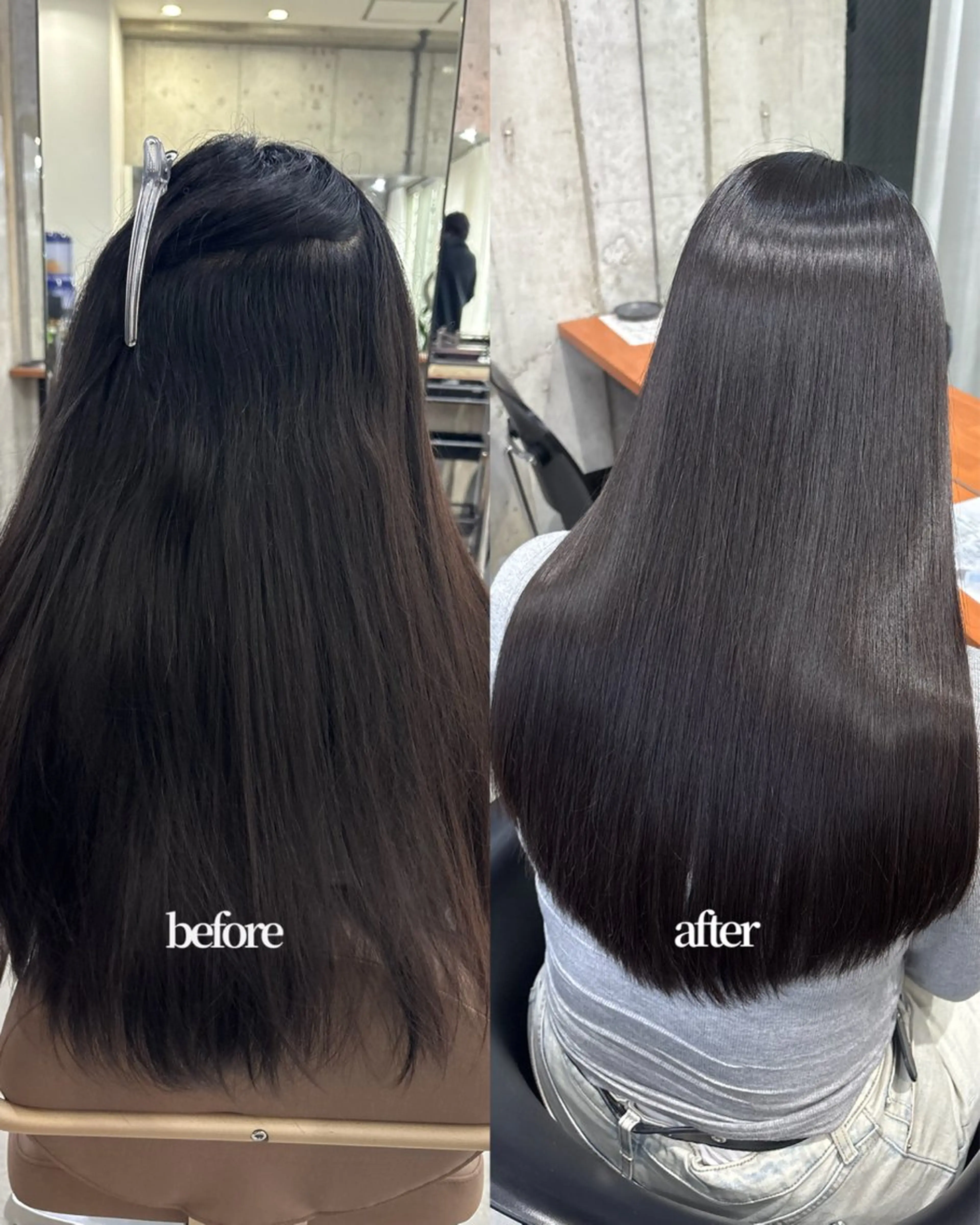 ロング 縮毛矯正 トリートメント 髪質改善／縮毛矯正 関根青葉のヘアスタイル