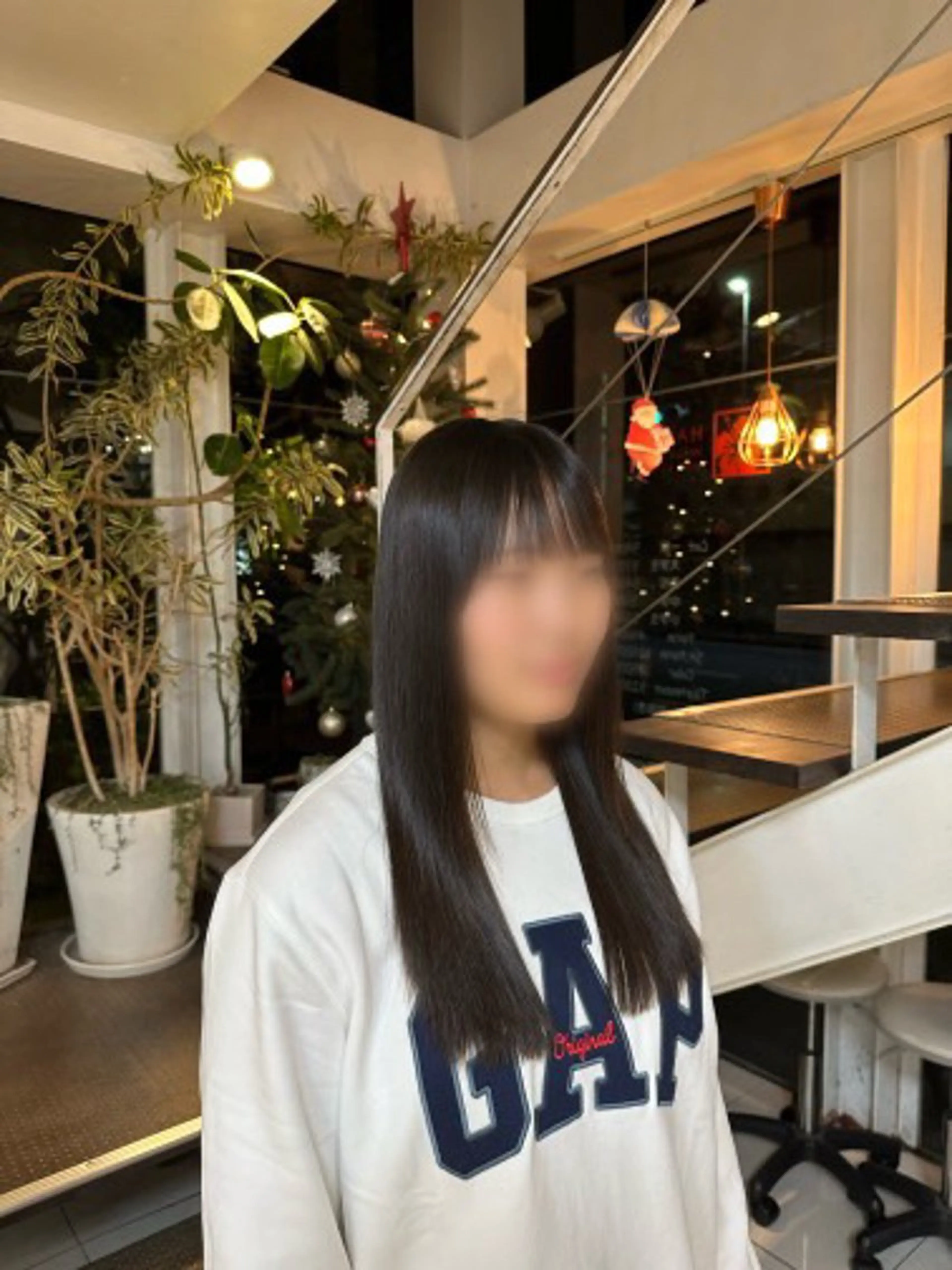 ロング 縮毛矯正 縮毛矯正 タカセ レンのヘアスタイル