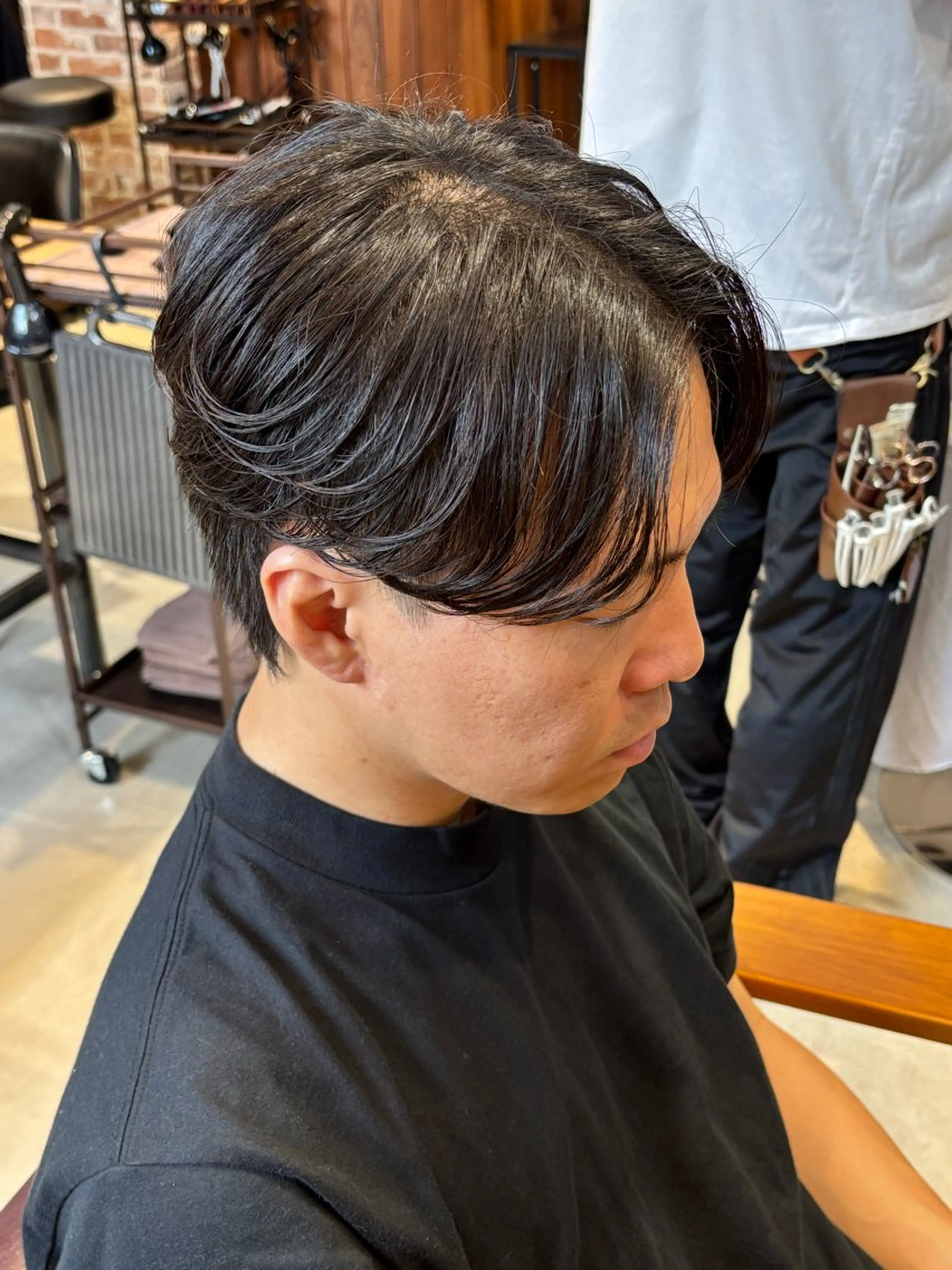 ショート パーマ メンズ メンズパーマ ニュアンスパーマ カット パーマ トリートメント パーマ職人DAIKI ツイスパ/波巻きのヘアスタイル