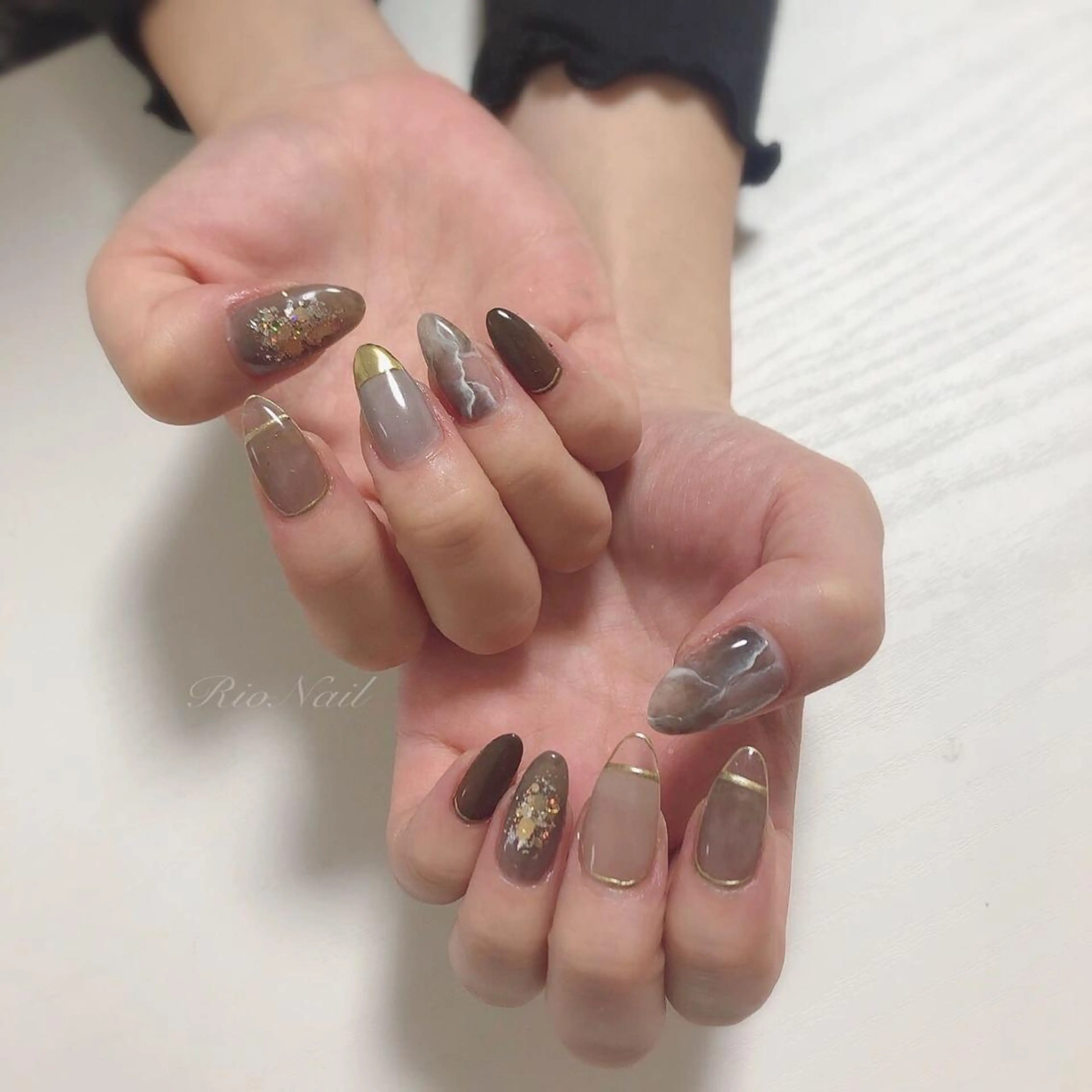 ネイル ハンドネイル nailsalon linneのネイルデザイン