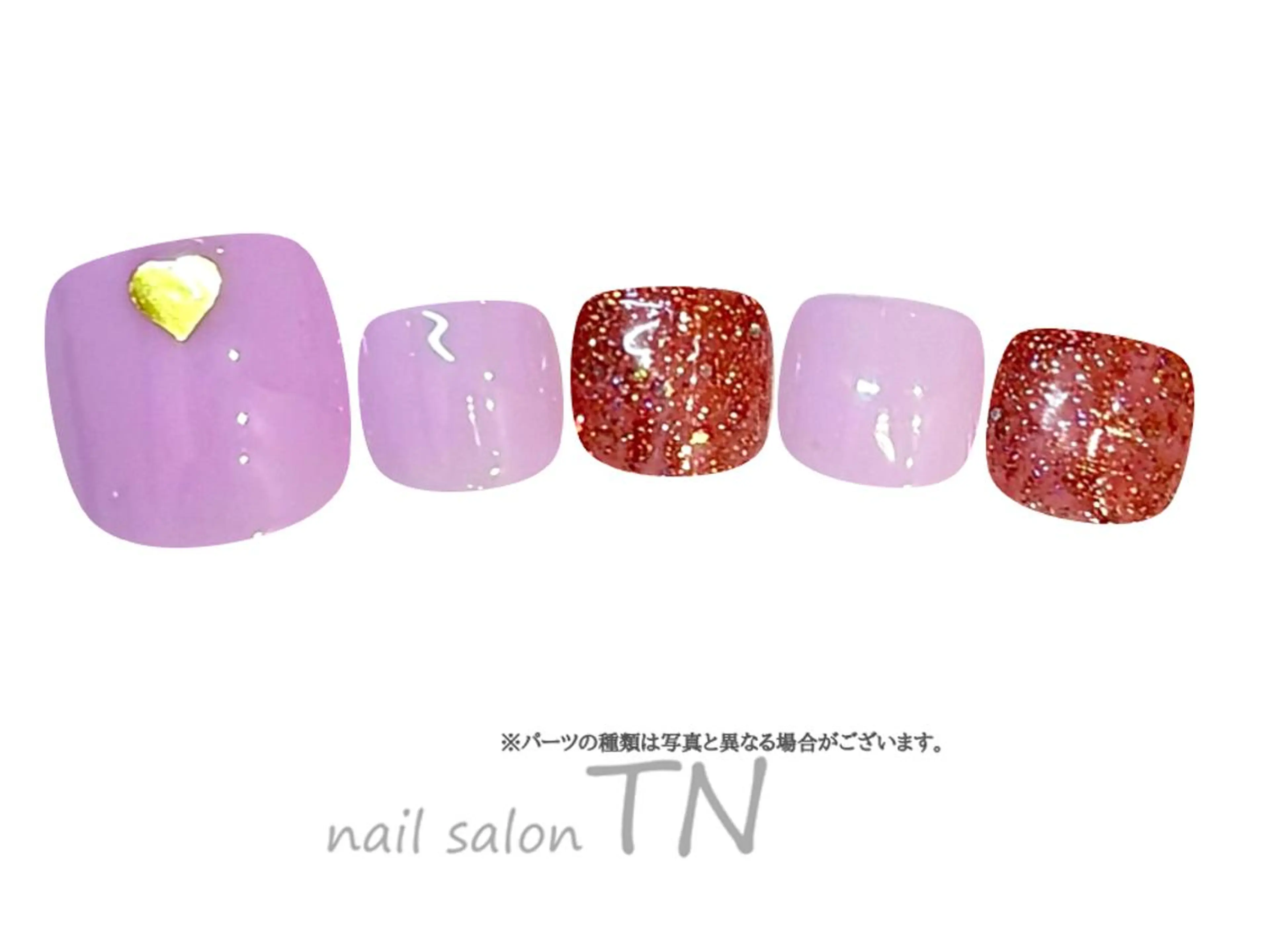 ネイル フットネイル 中島 実穂のネイルデザイン