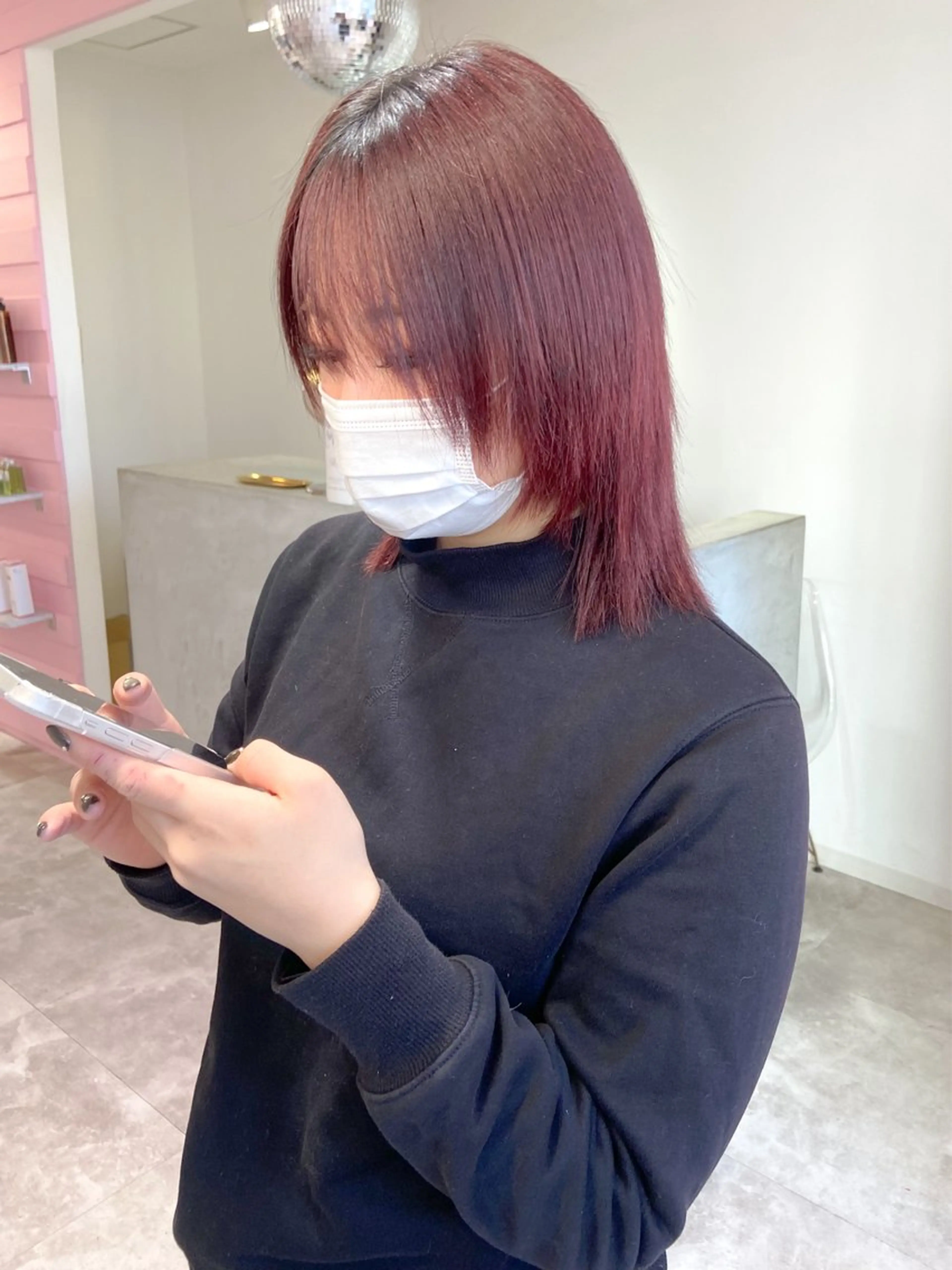 ミディアム カラー ブリーチ ダブルカラー ブリーチなしカラー レッドカラー 🌼似合わせのプロ 心斎橋/rena🌼のマツエク・マツパデザイン