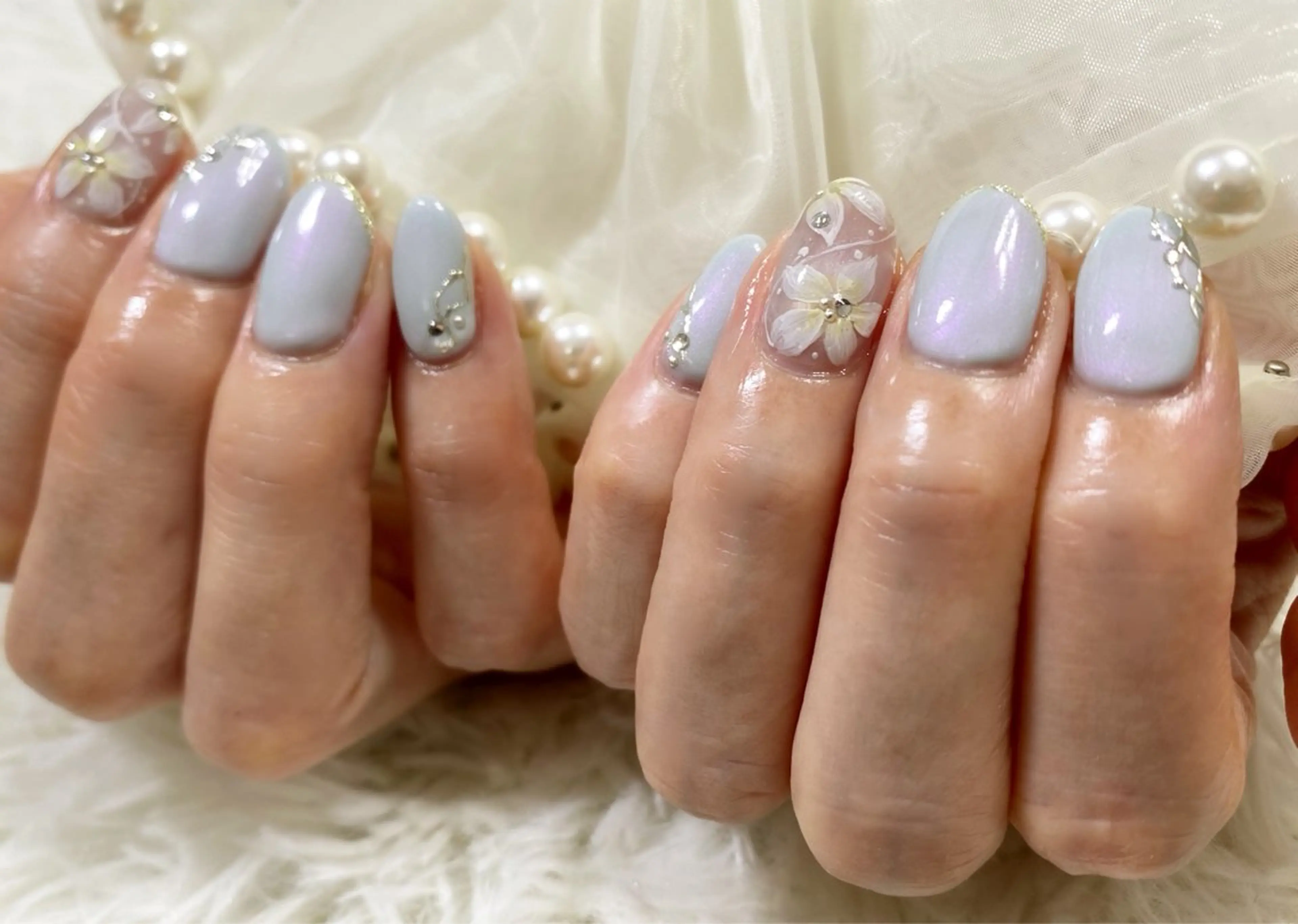 ネイル 持ち込み 春ネイル ハンドネイル ネイルサロン nail_upのネイルデザイン