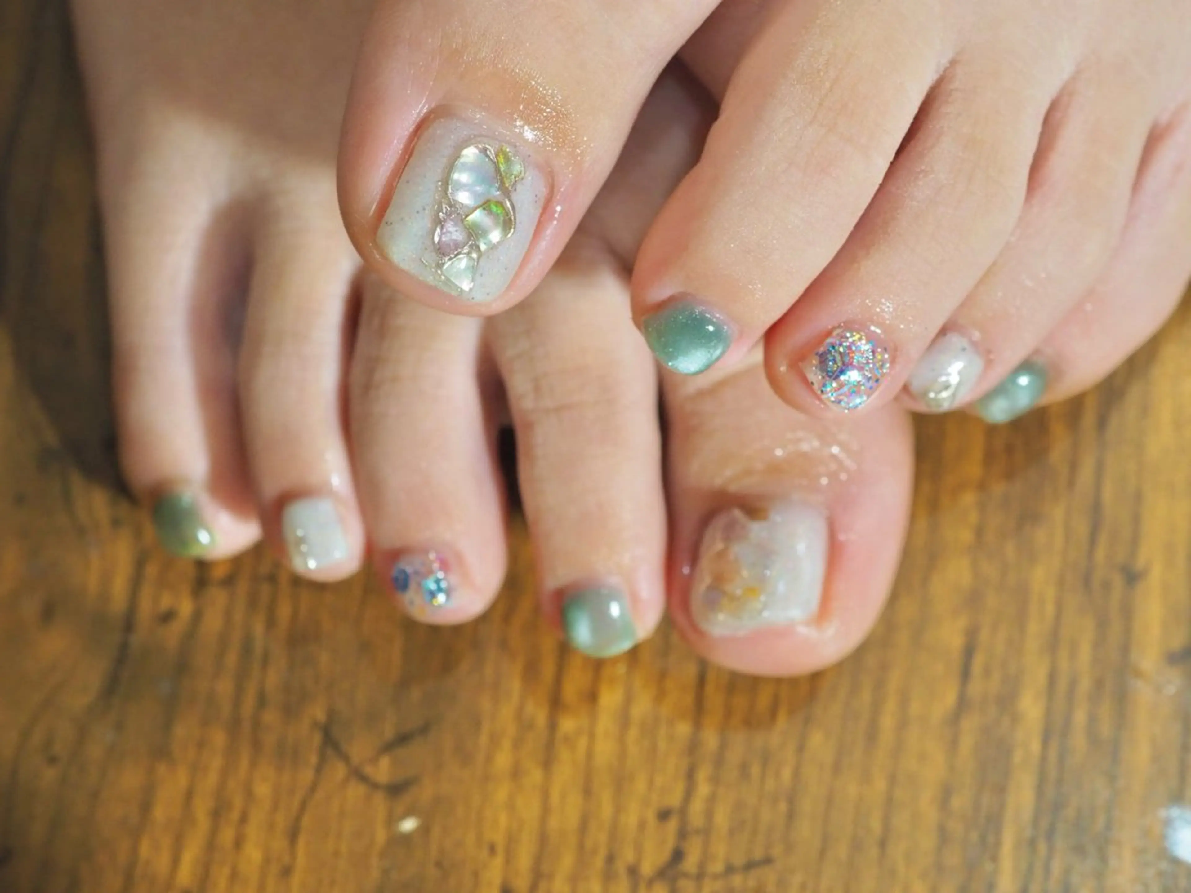 【オフあり】フットアートし放題の写真