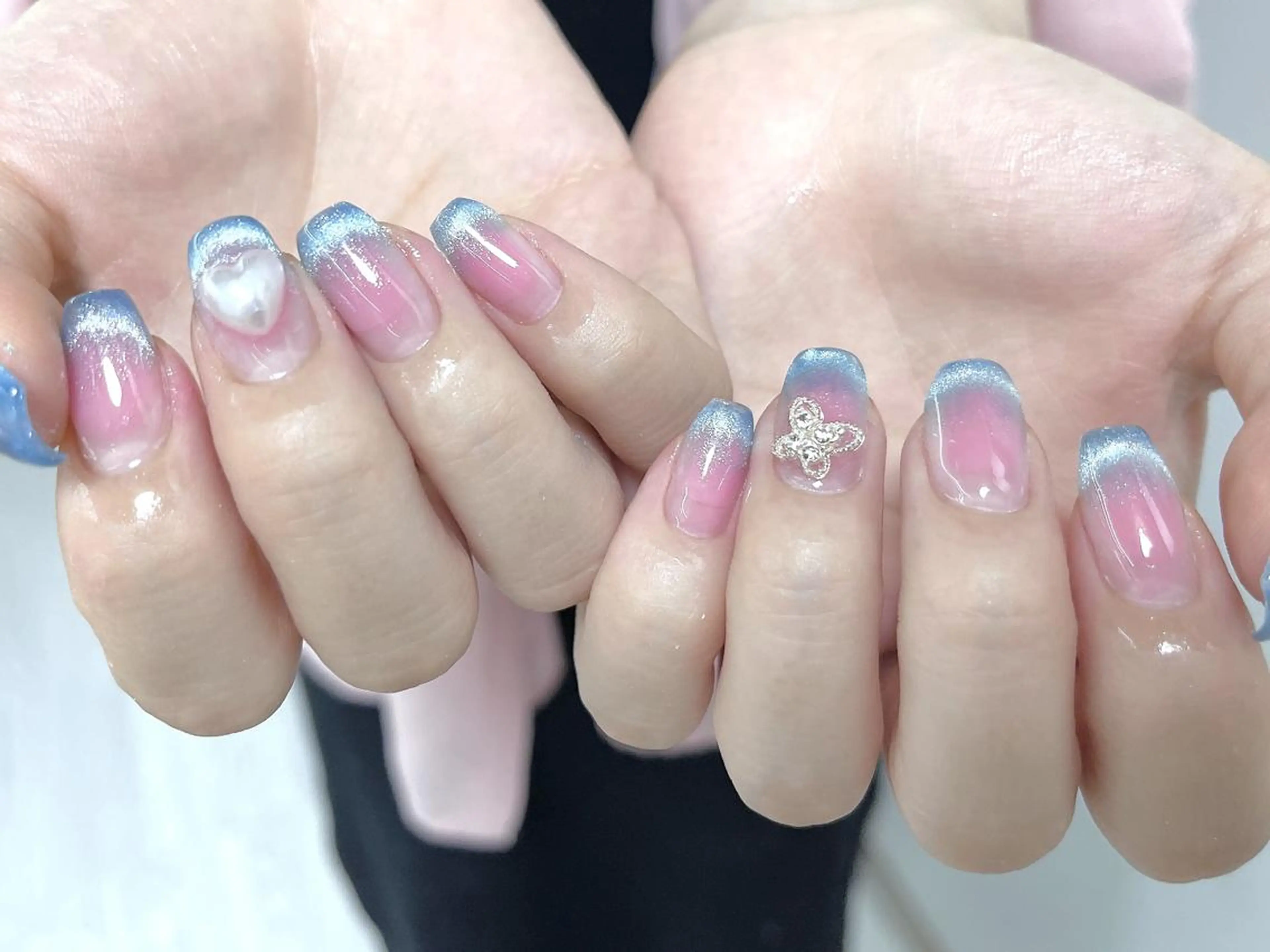 ネイル 持ち込み ki🍒🍒 ki ツルツルネイルのネイルデザイン