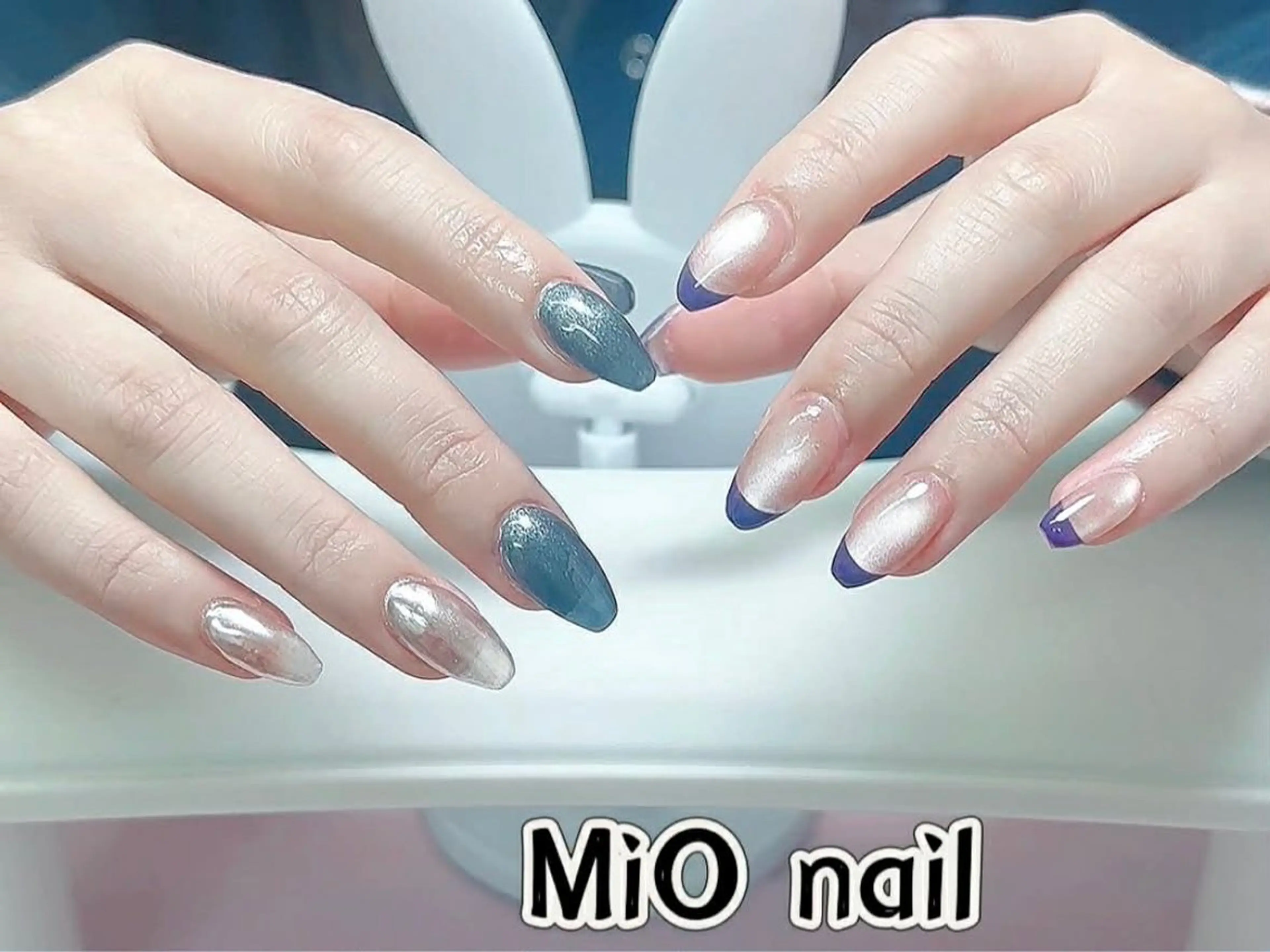 ネイル ジェルネイル 韓国ネイル 持ち込み オフィスネイル ワンホンネイル MiO Nail所属・MiO nailのネイルデザイン