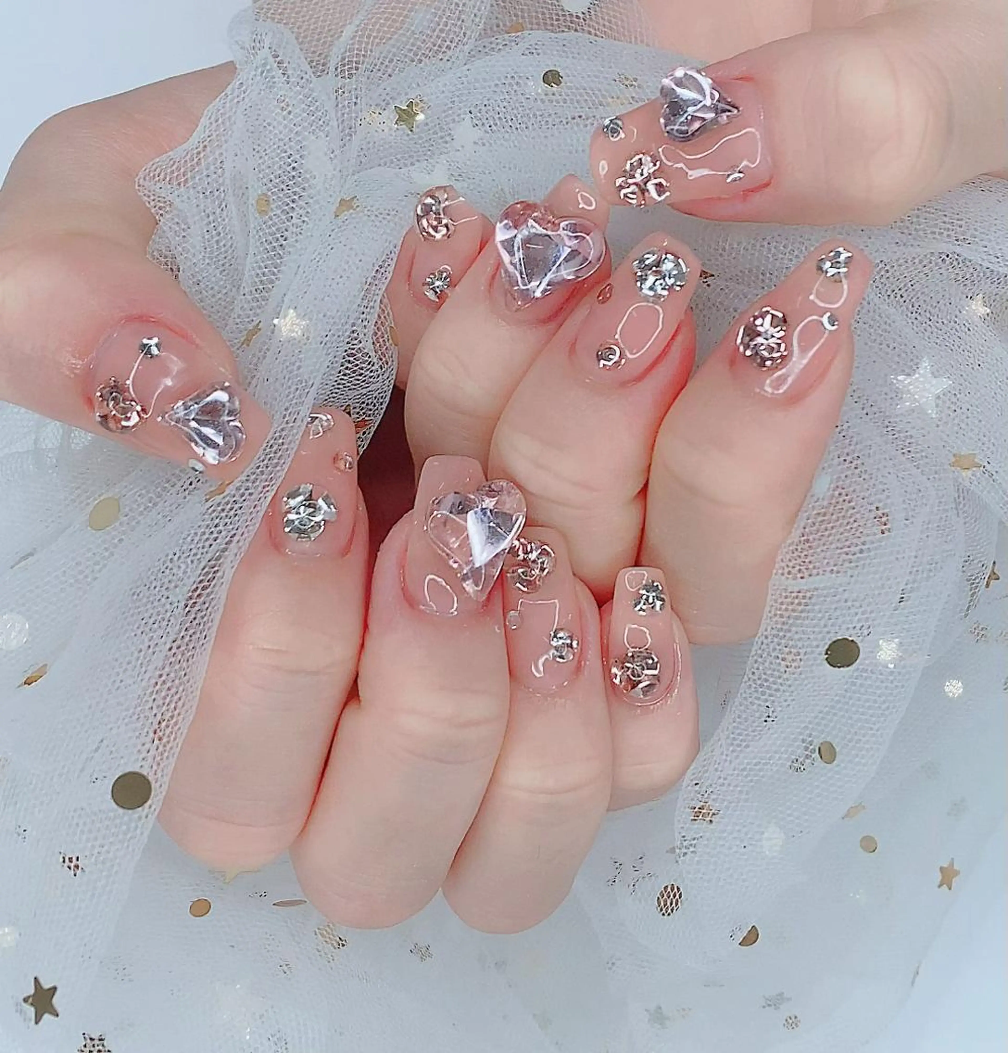 ネイル ハート ハンドネイル R salonのネイルデザイン