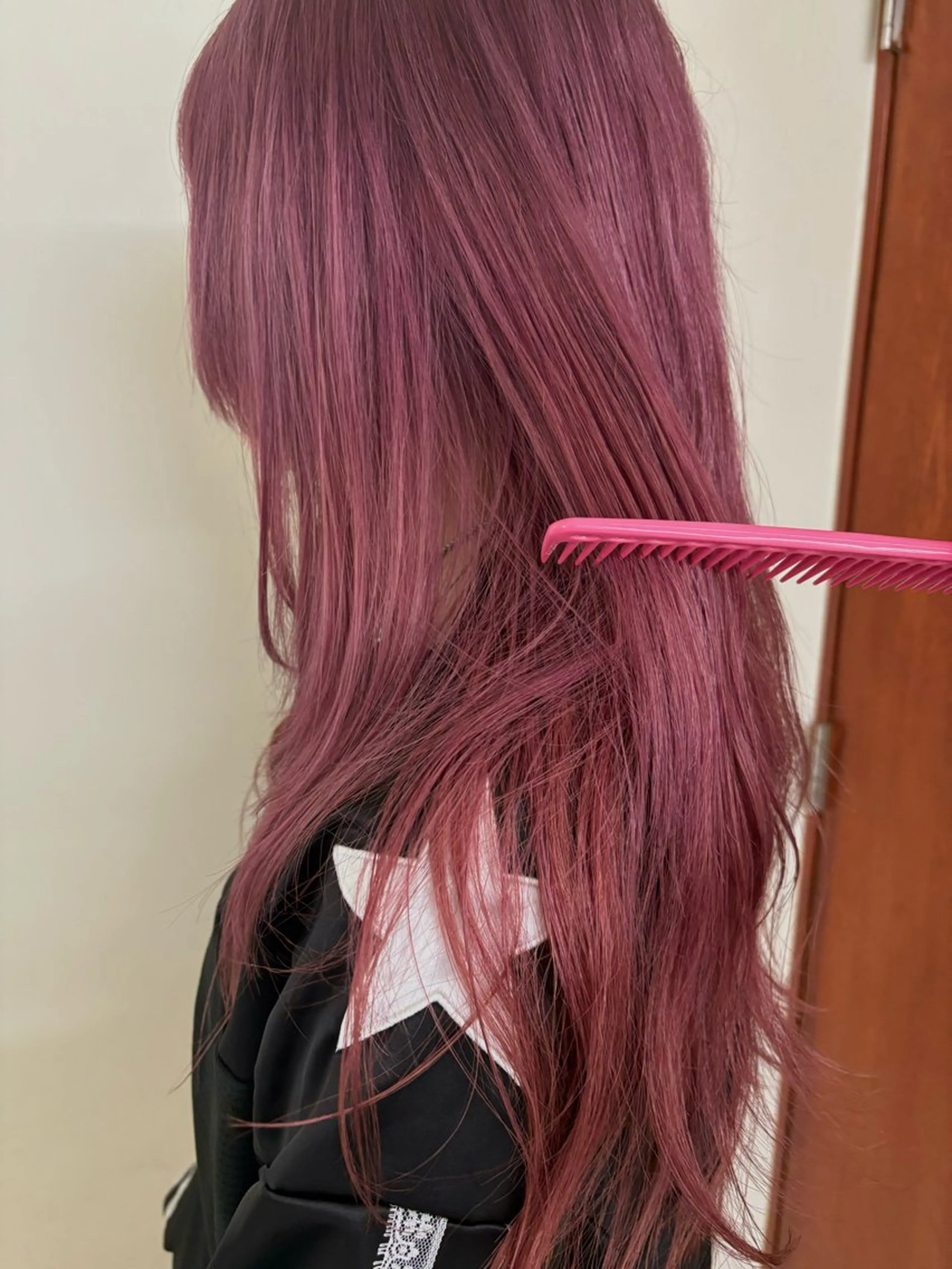 カラー ハイトーンカラー ピンクカラー nappe🐏 栄／矢場町のヘアスタイル