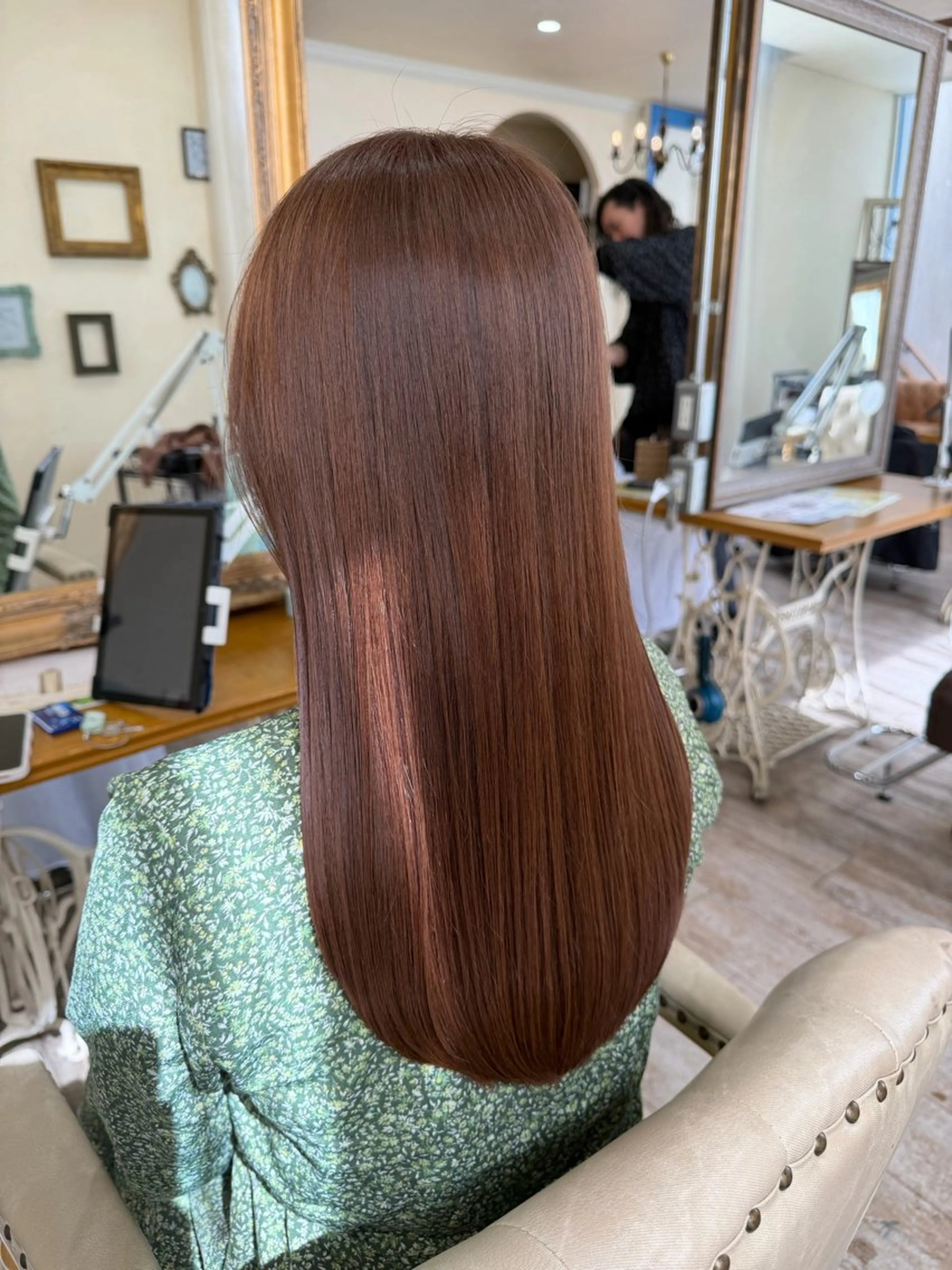ロング カラー 髪質改善 レイヤーカット カット ヘアカラー 縮毛矯正 トリートメント 新越谷noble店長 松本拓也▶◀*.のヘアスタイル