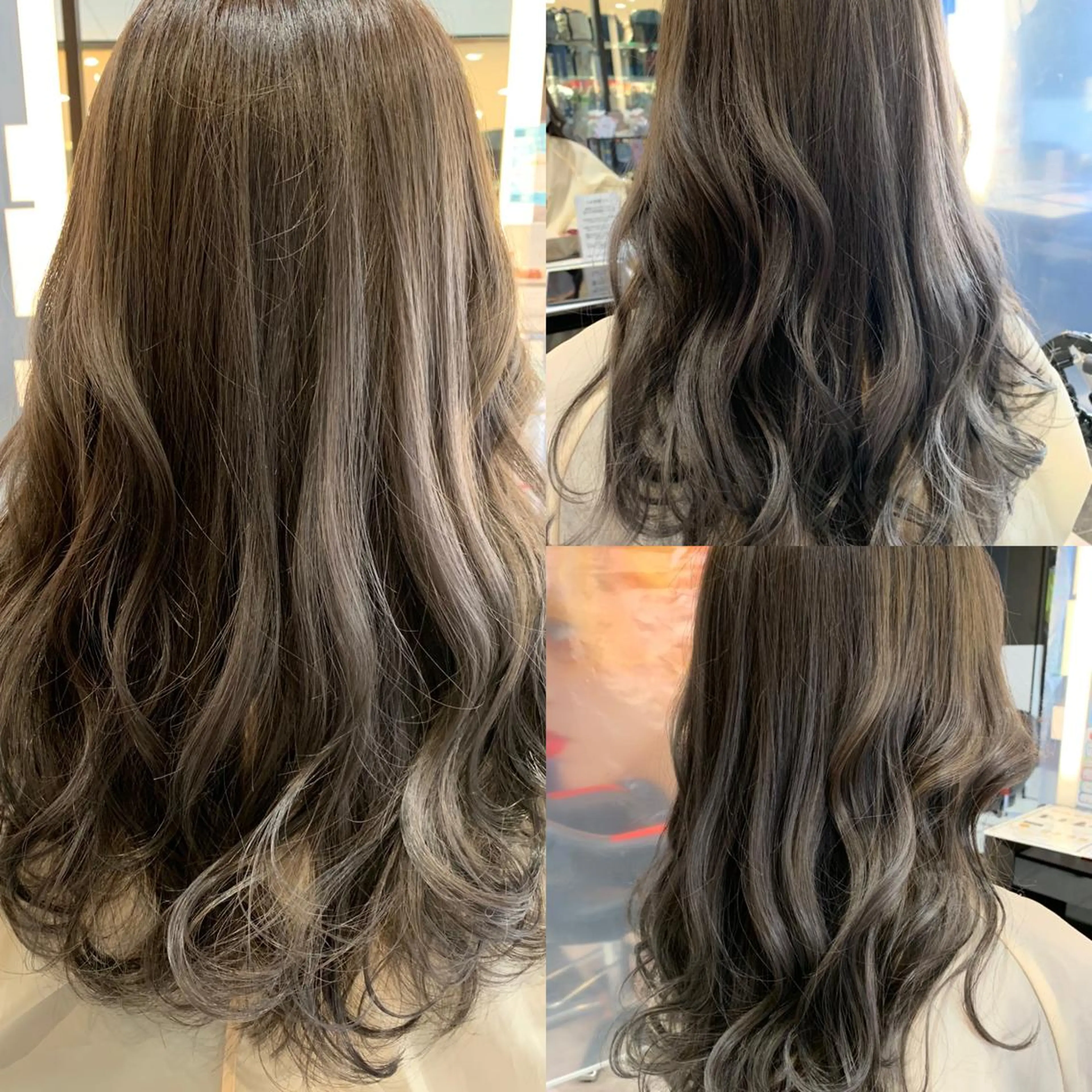 セミロング ハイライト 中村 侑弘のヘアスタイル