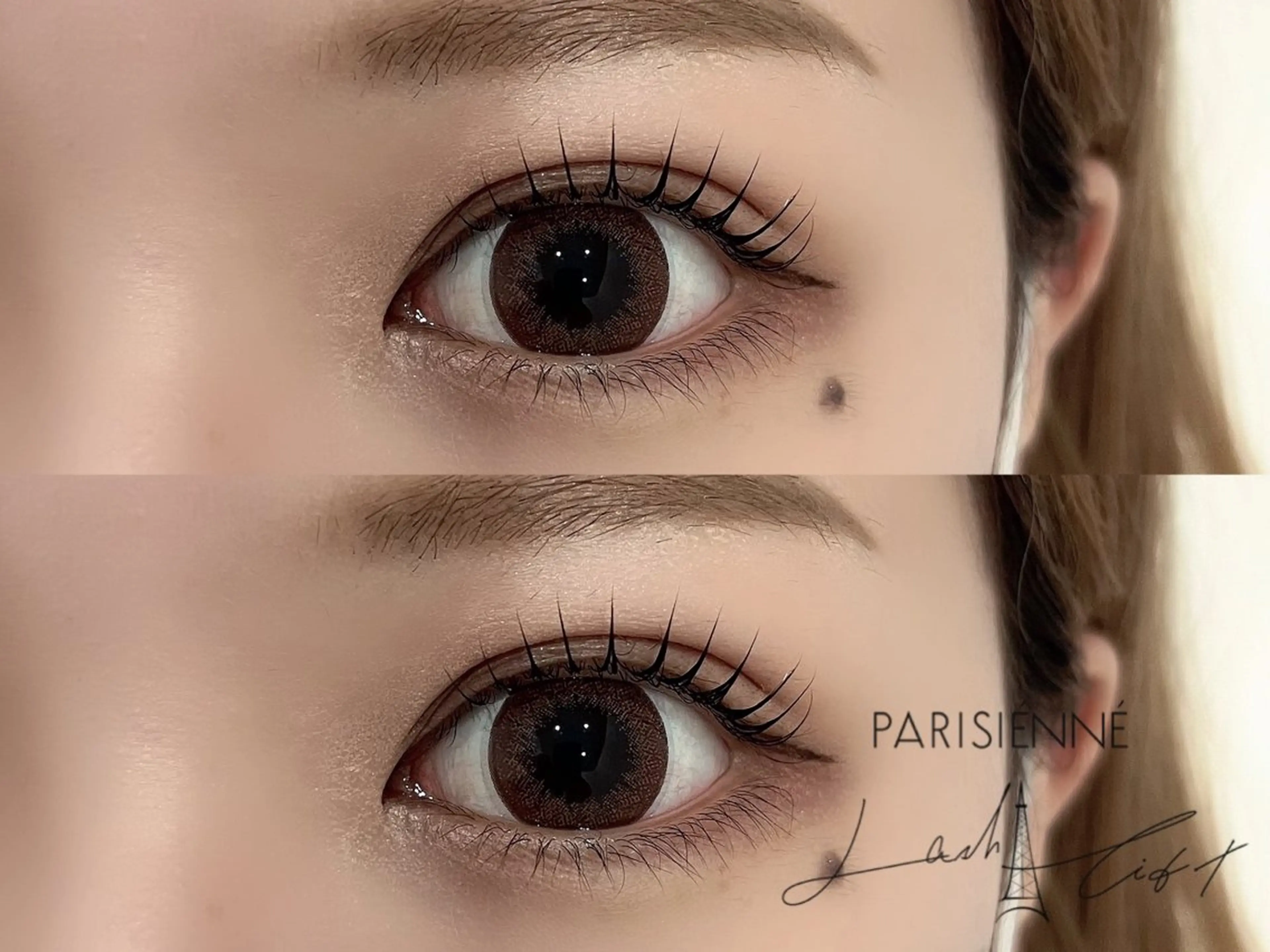 マツエク・マツパ パリジェンヌラッシュリフト MAQUM𖤐 Satsumiのマツエク・マツパデザイン