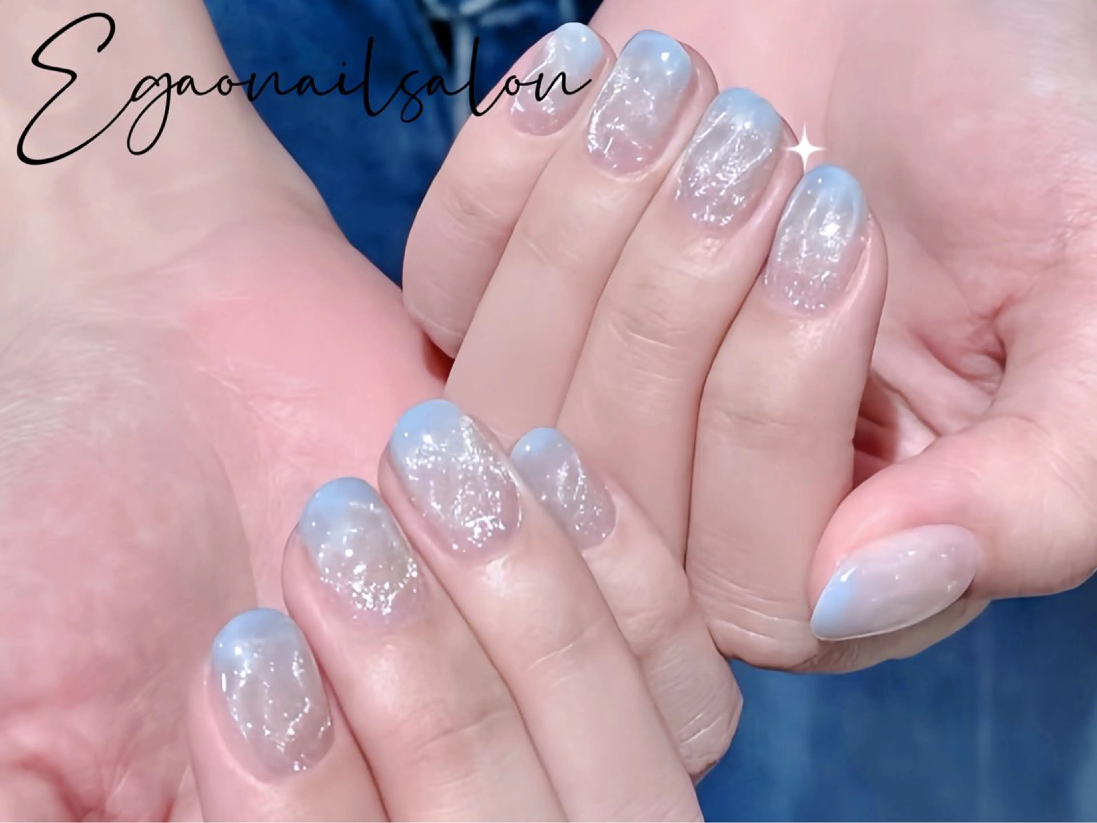 🌊 【夏限定】ちゅるん水波ブルー、キャッツアイ×透明感☆の写真