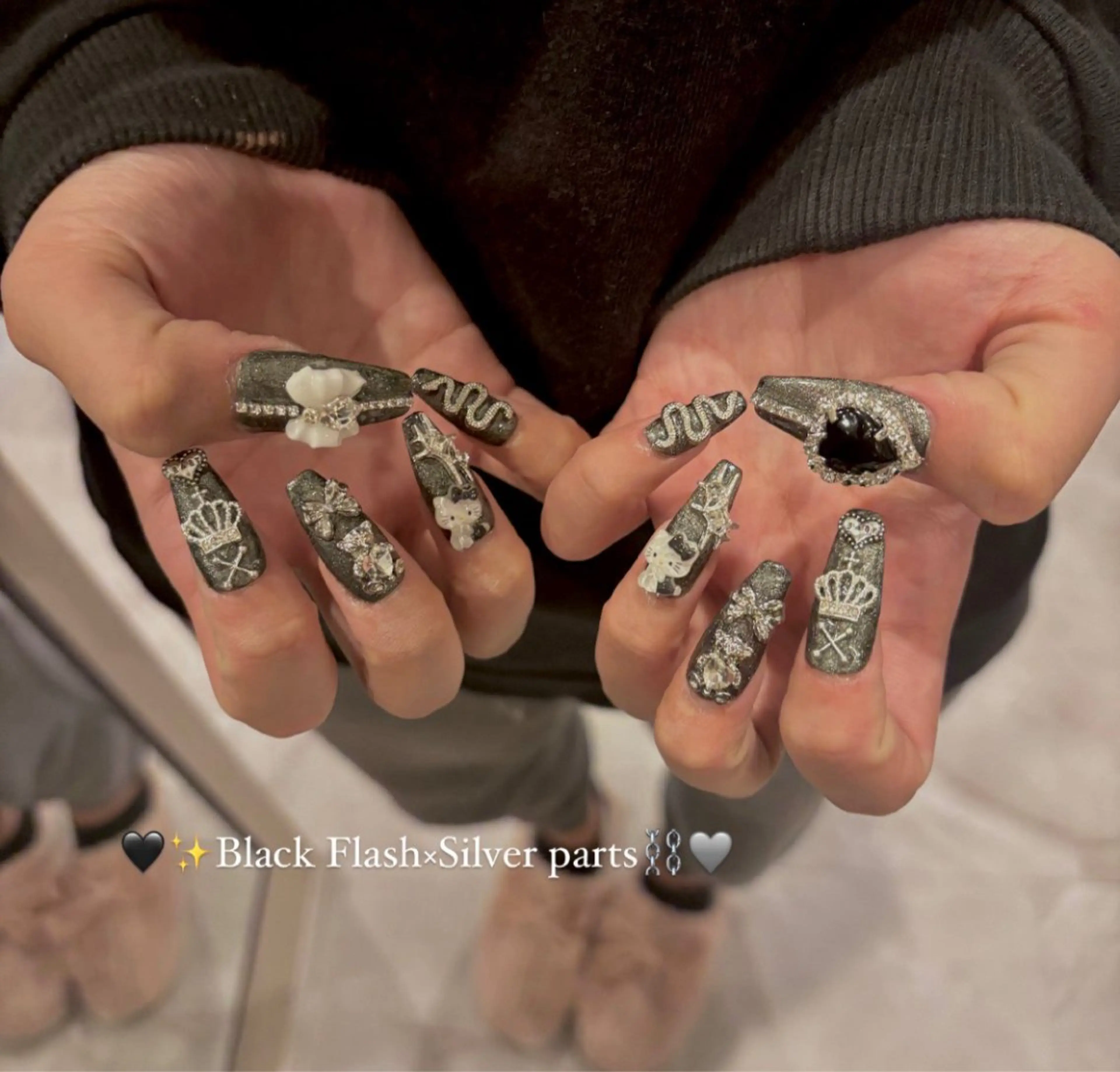 【🪄︎︎人気No.3💫】オフありパーツ乗せ放題✮*｡ﾟ《ベースワンカラー》の写真