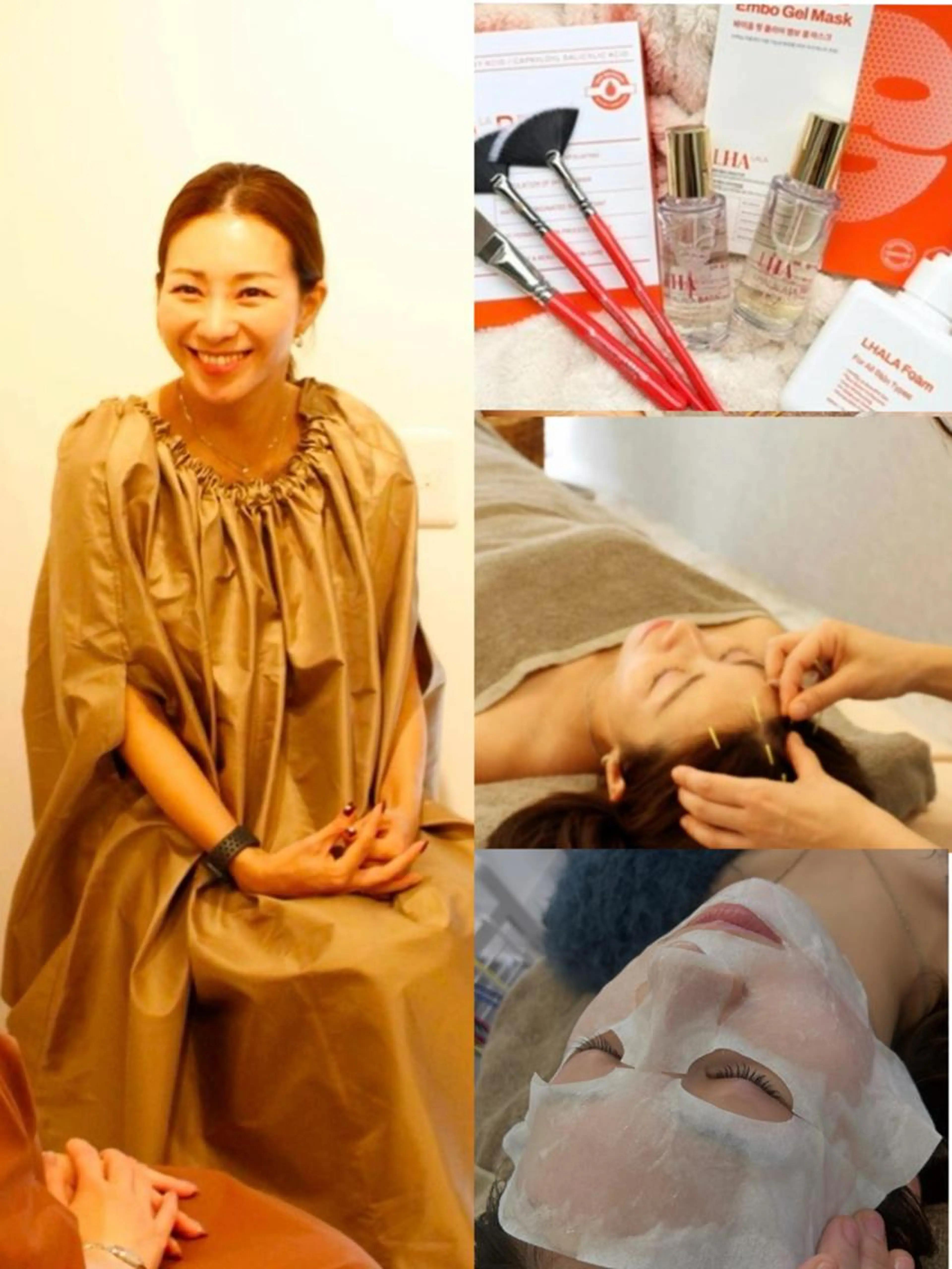 【🇰🇷黄土よもぎ蒸し✕ララピール＋頭皮鍼orコラーゲンパック】温活♨️うる艶お肌💆🏻‍♀️✨の写真