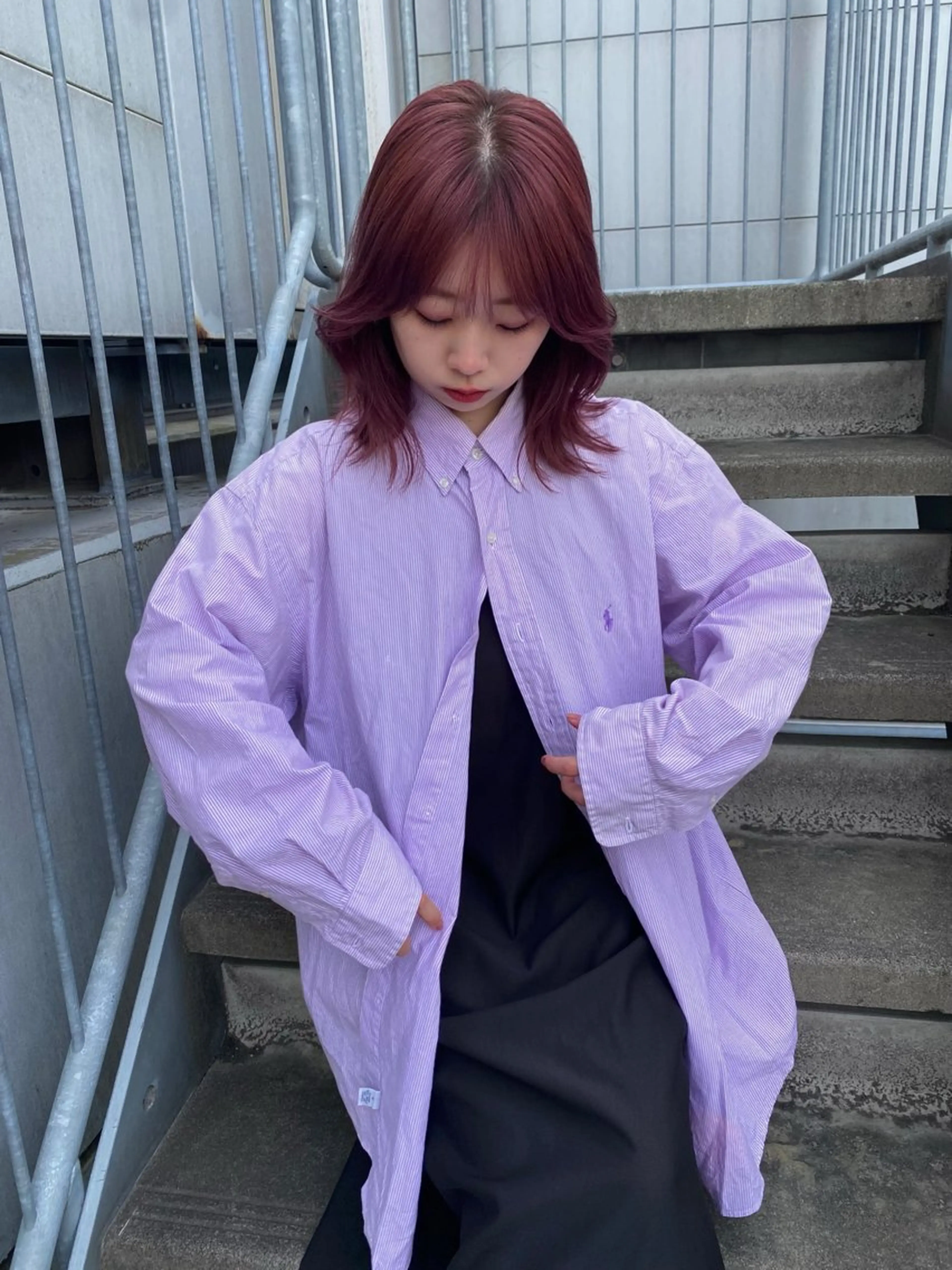 ミディアム カラー カット ヘアカラー トリートメント mai / linoah˚✧のヘアスタイル