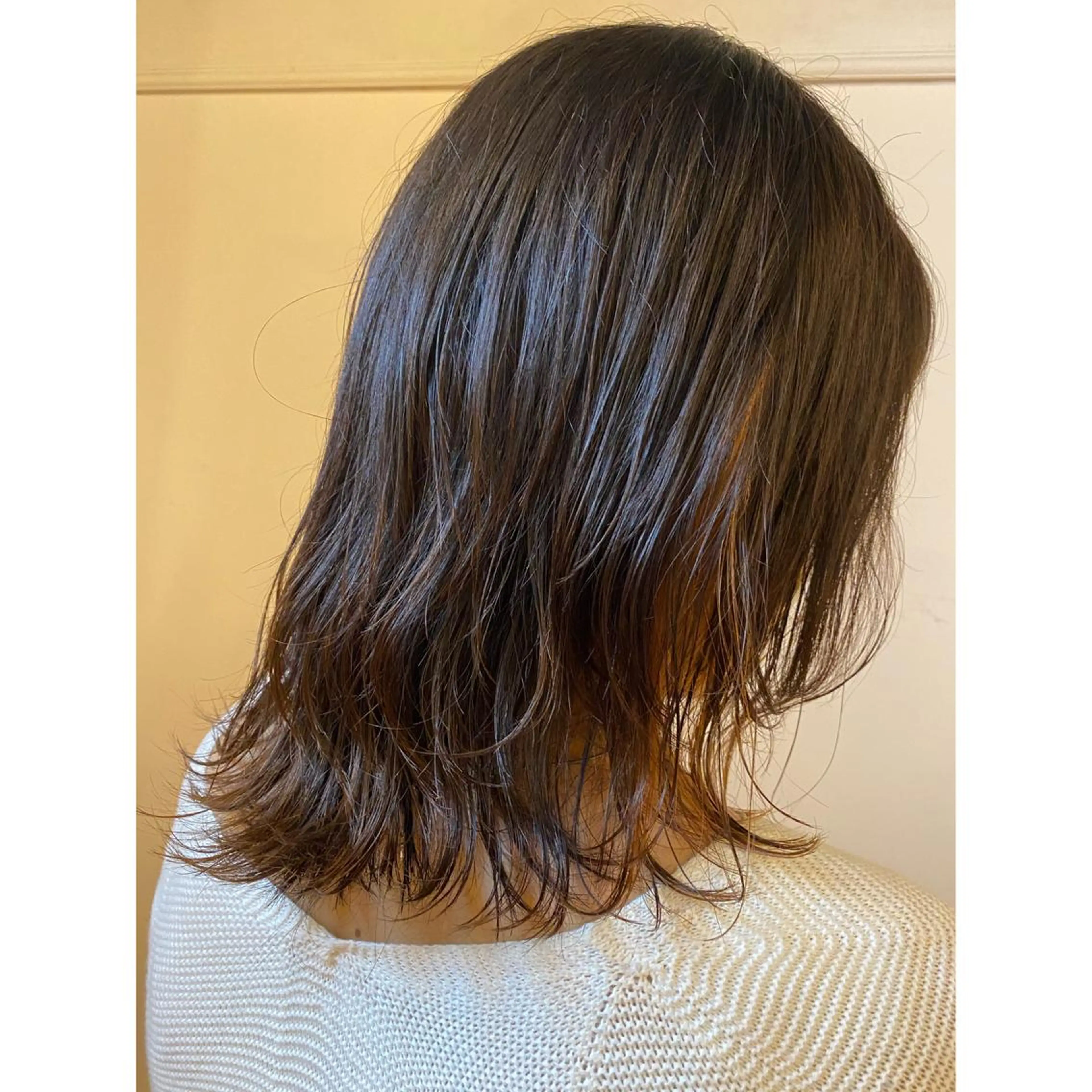 ミディアム カラー ウルフカット オーガニックカラー/ 髪質改善/暗髪/ボブのその他イメージ