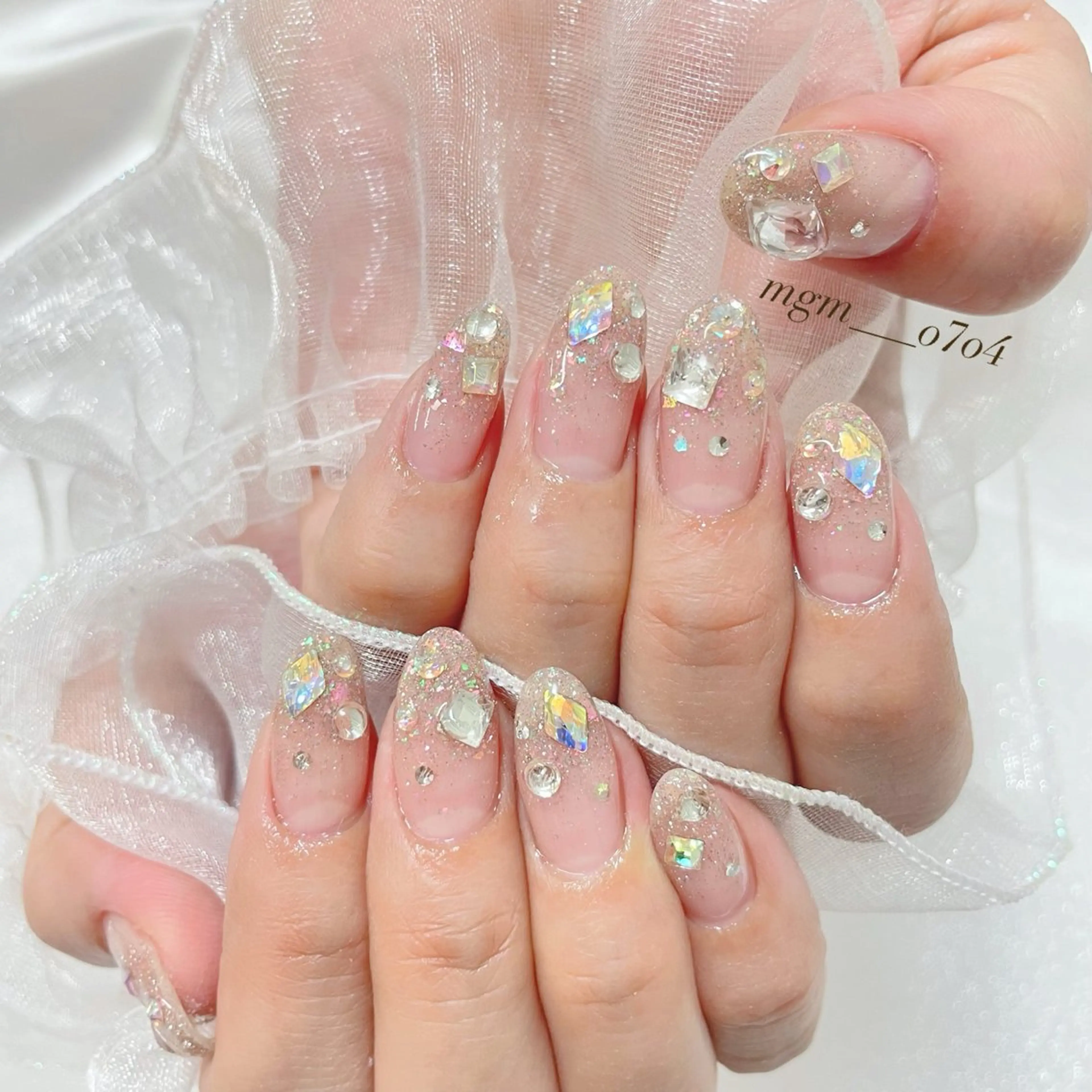 ネイル ハンドネイル ハンドケア MoON...❤︎ MeGuのネイルデザイン