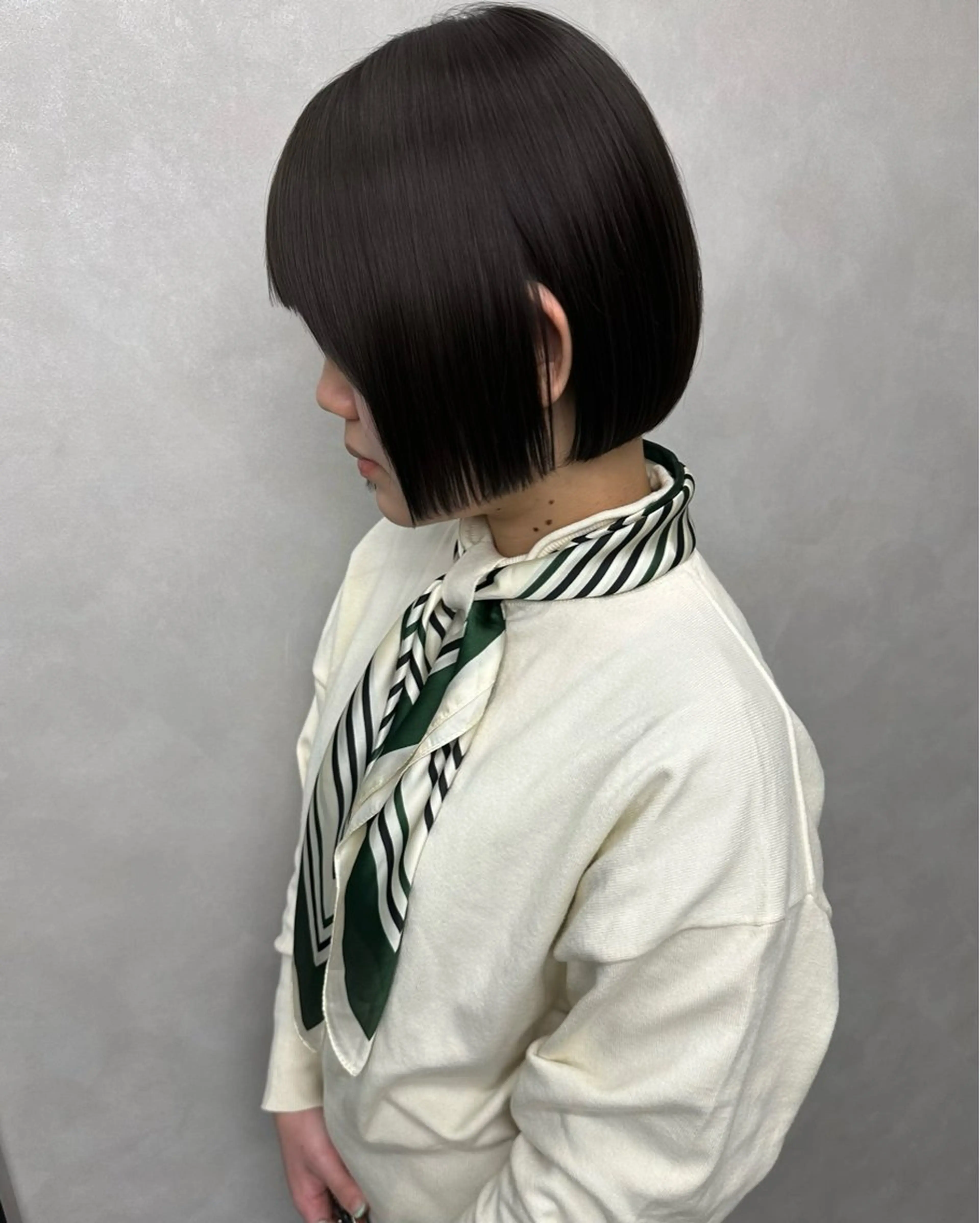 ミディアム ボブ 渋谷ボブ 福田連太郎のヘアスタイル