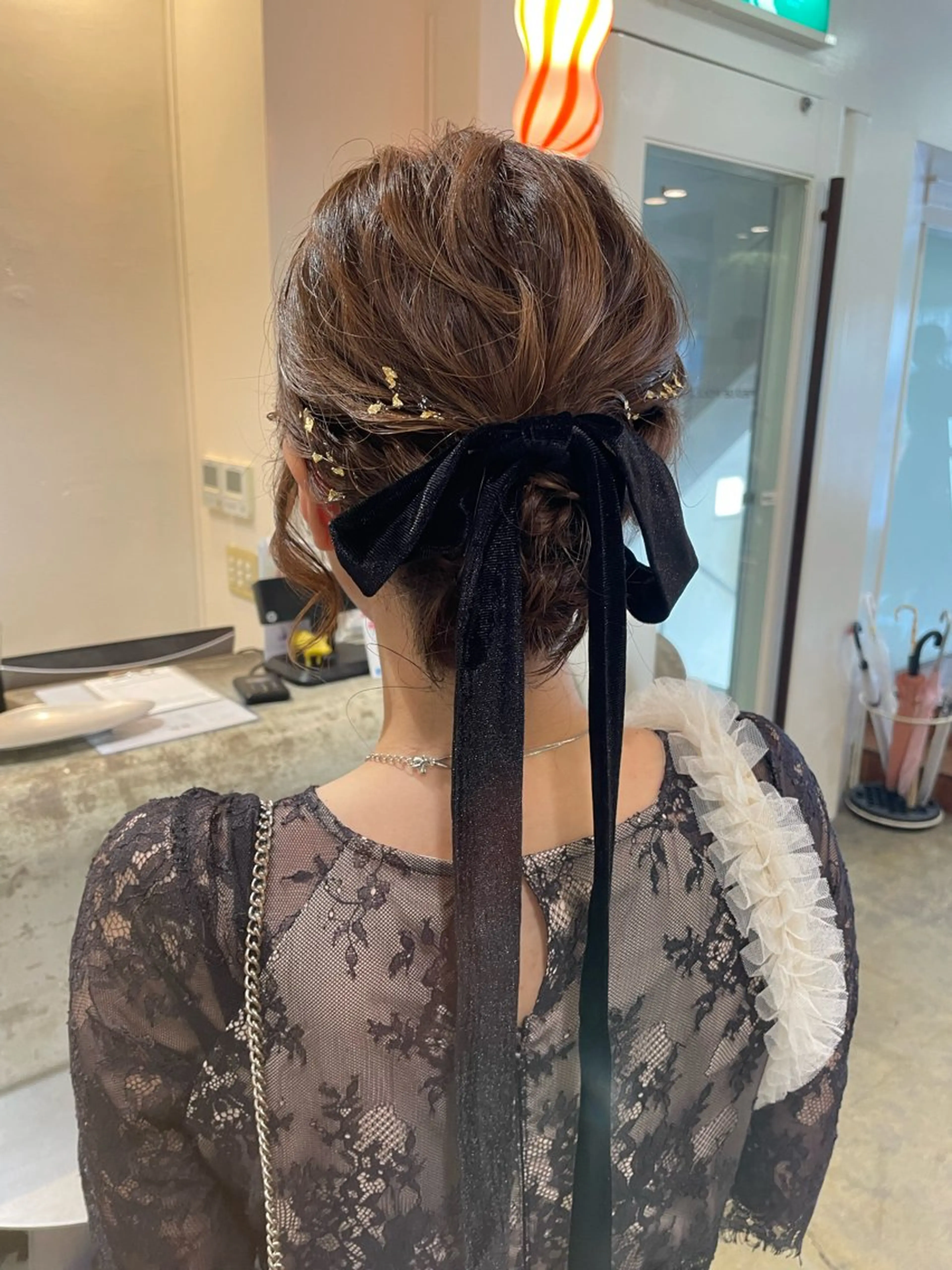 ヘアアレンジ ヘアセット 中村 碧のヘアスタイル