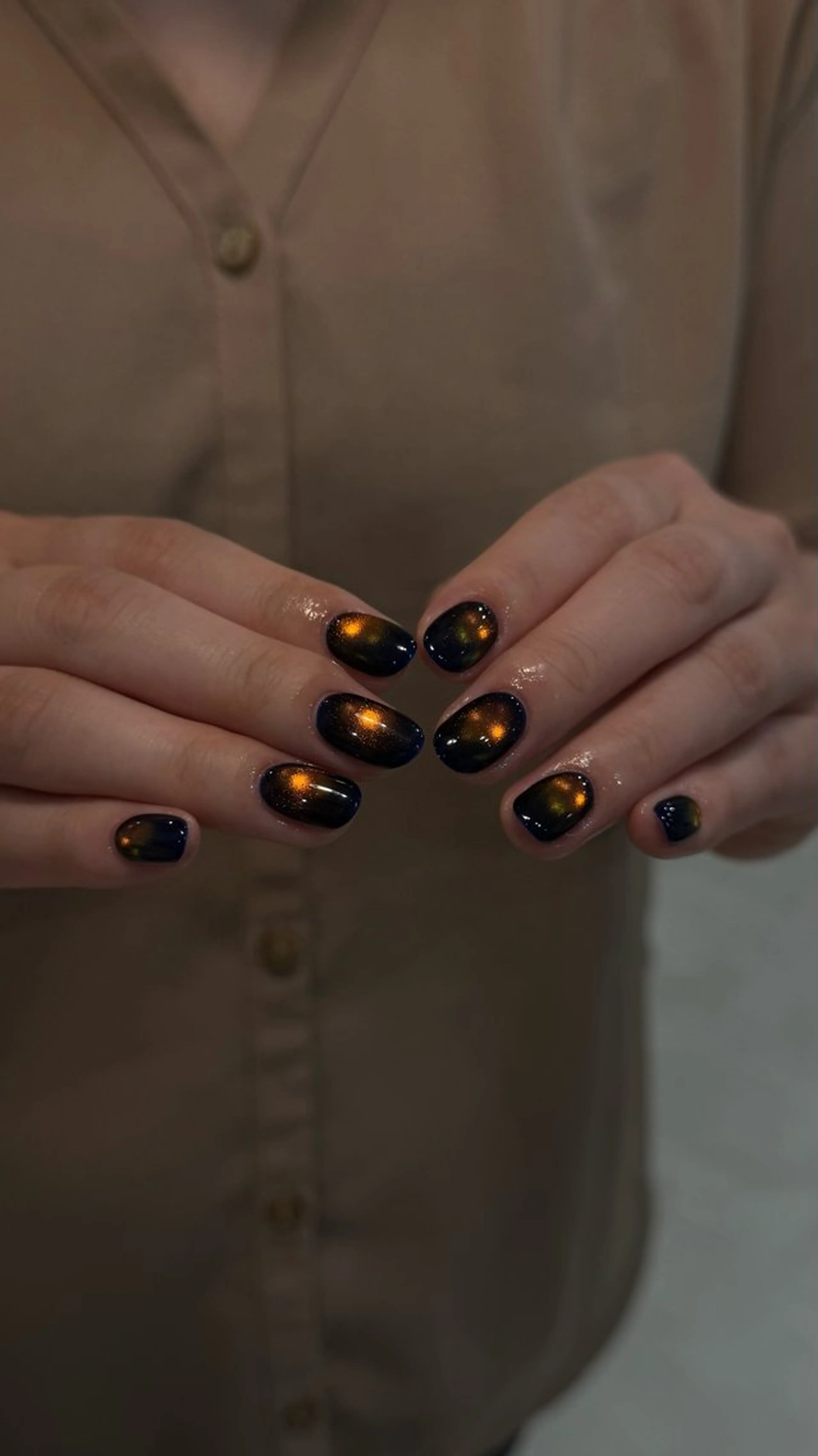 【ハンド】オフありマグネット🧲ワンカラー💅🏽🤍の写真