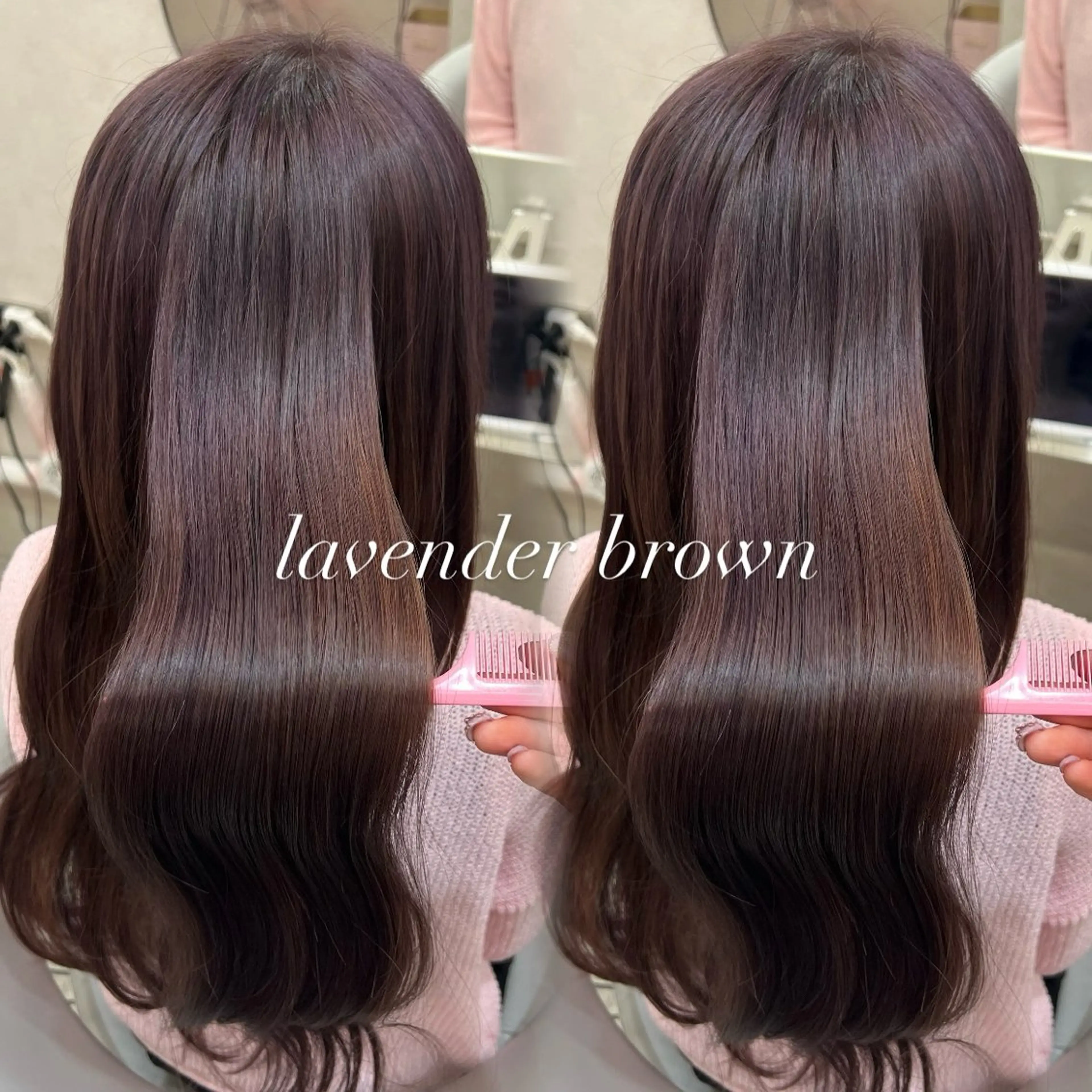 ロング カラー ヘアカラー うる艶カラー×韓国 ヘア/Yumi🎀のヘアスタイル