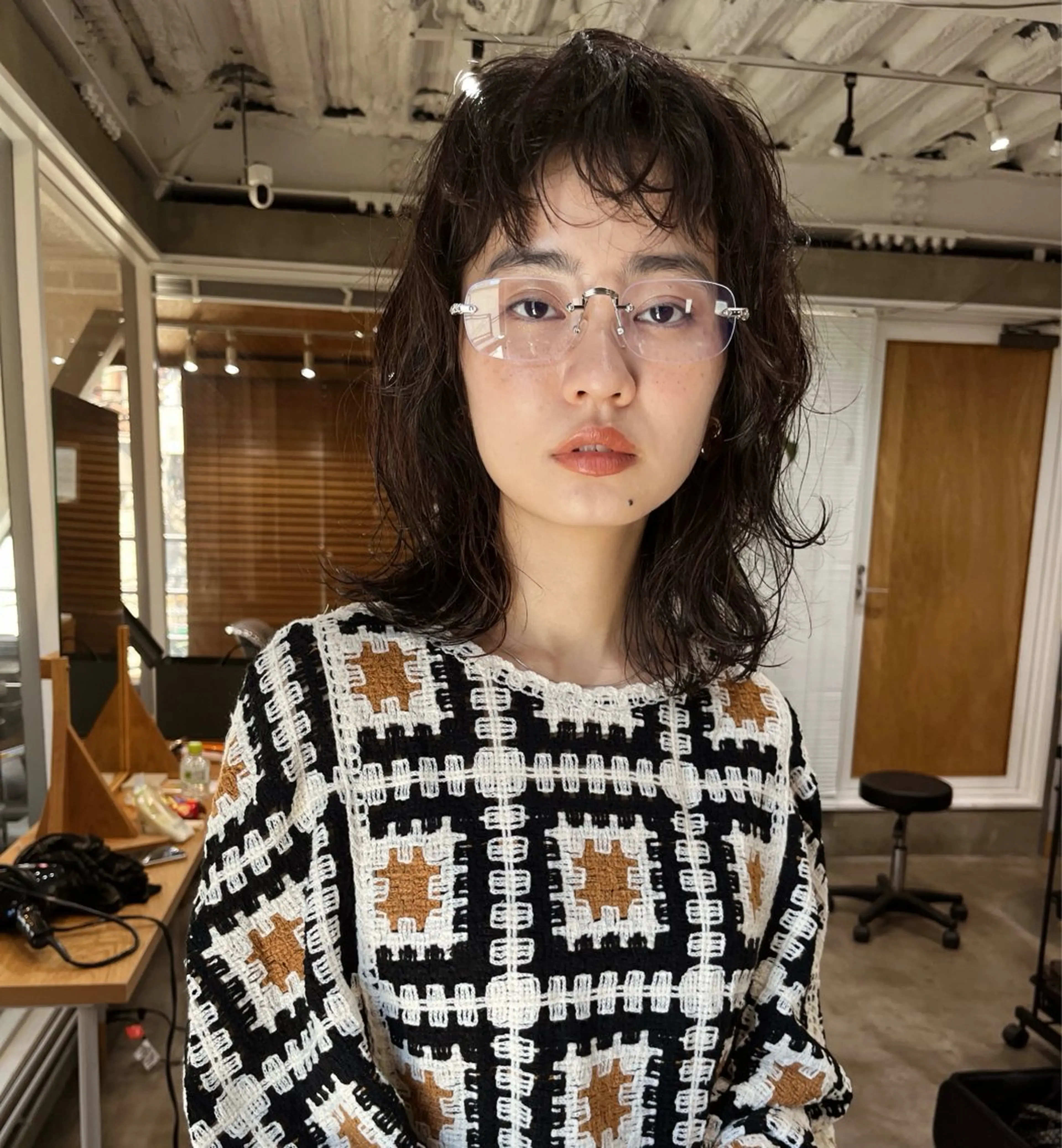 ミディアム パーマ ショート/ボブ /パーマ🌿柏原良亮のヘアスタイル