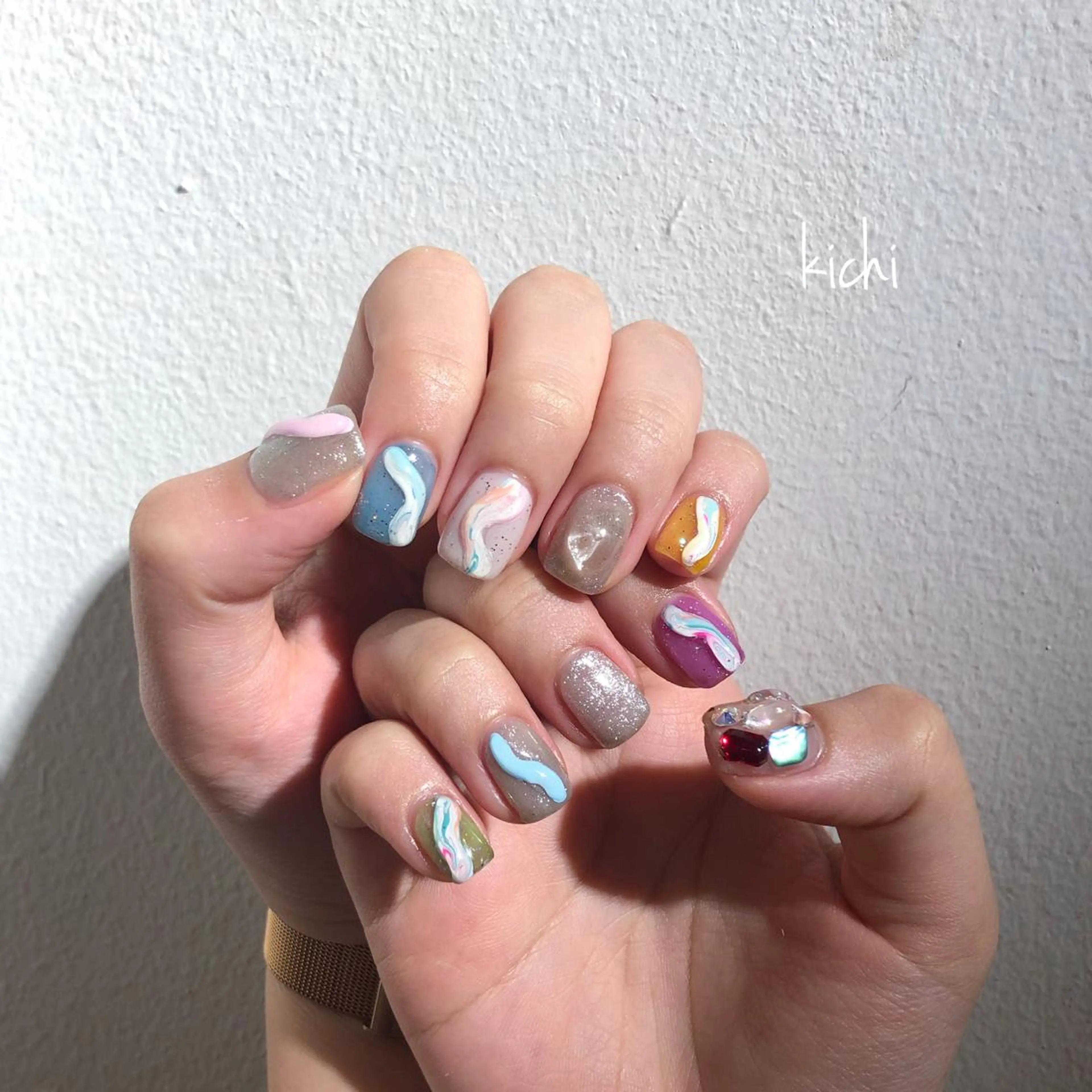 ネイル kichi･: *のネイルデザイン