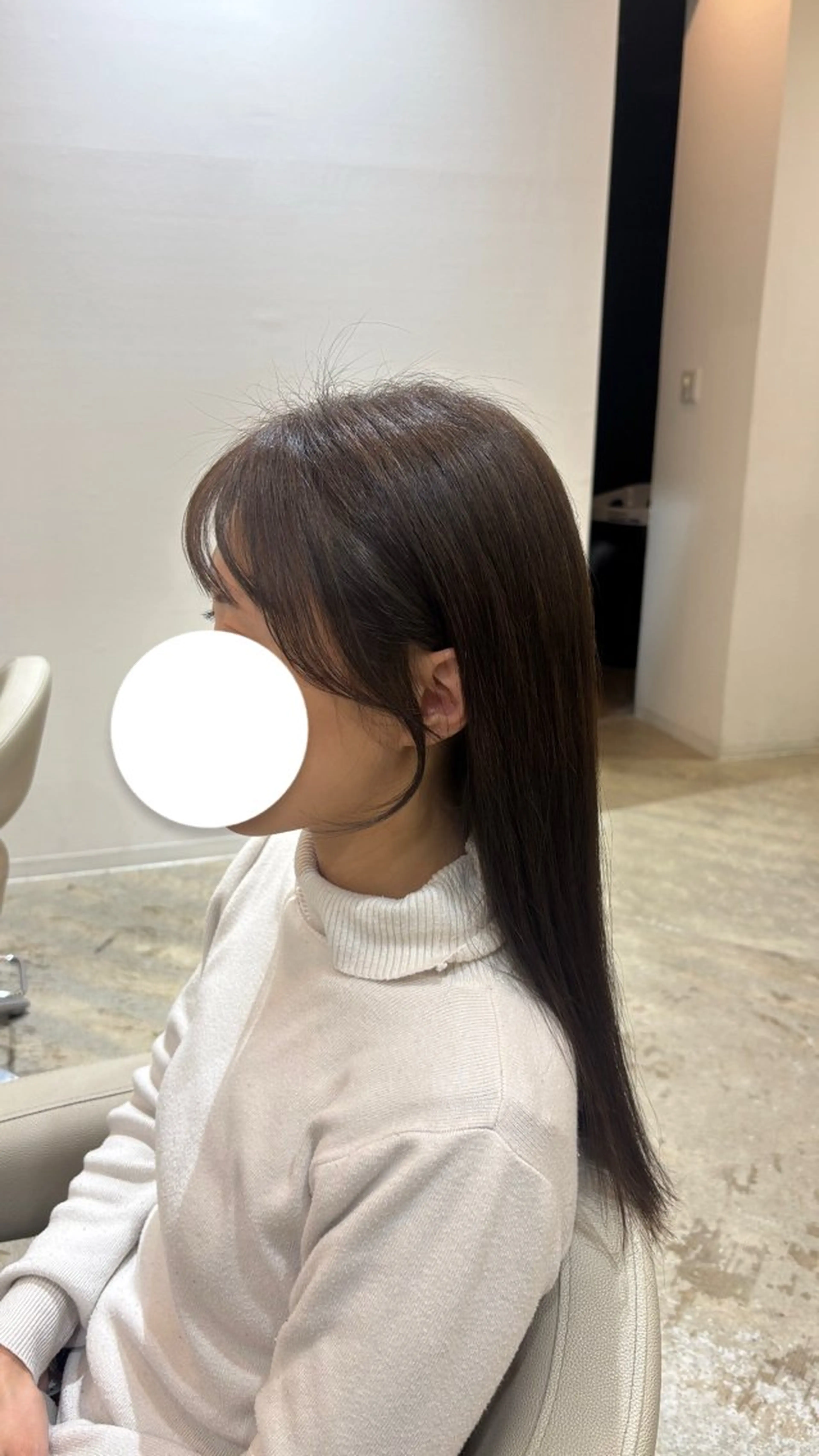 ロング カラー 佐藤 優里のヘアスタイル