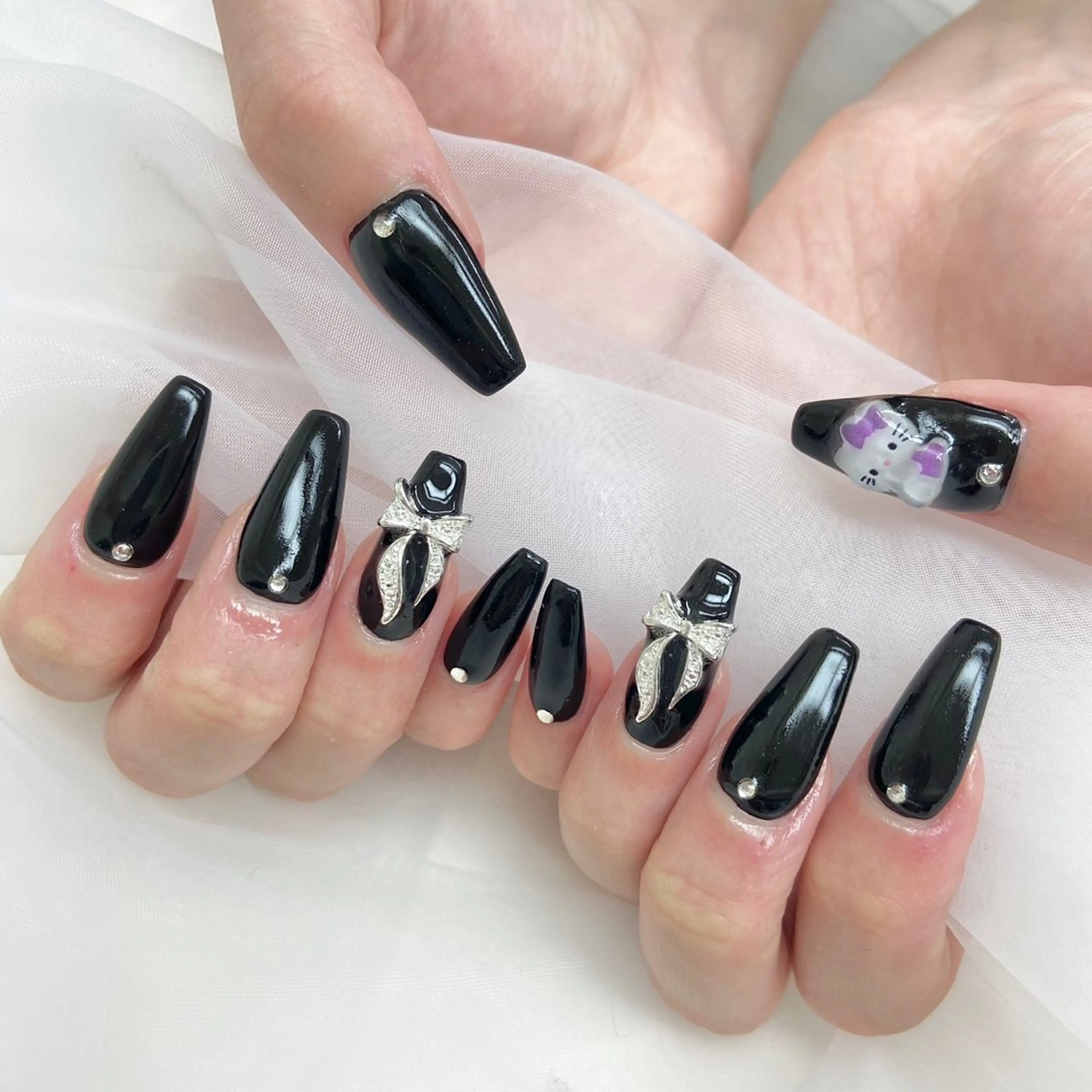 ロング ネイルJaol 池袋のネイルデザイン