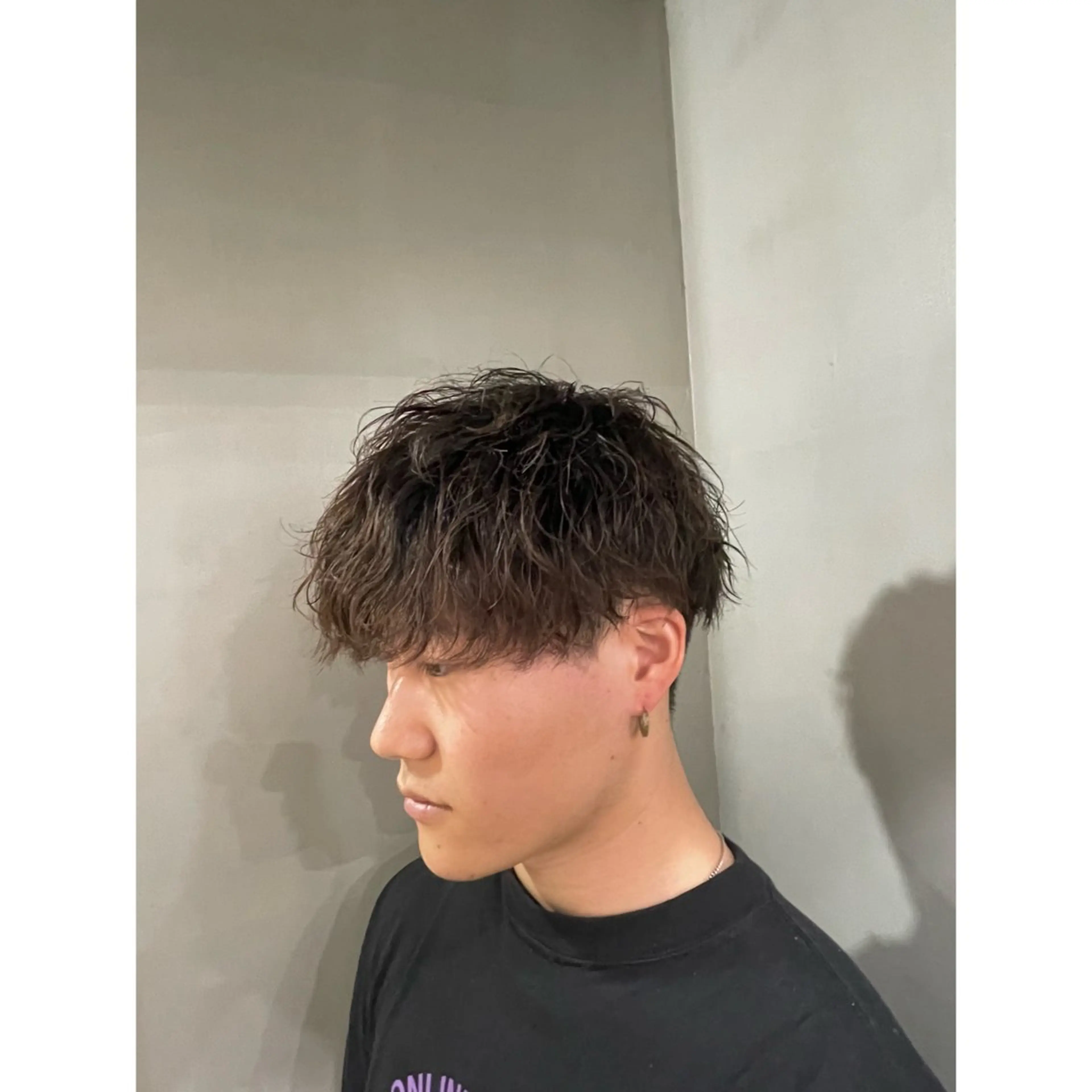 カラー パーマ メンズ 波巻きパーマ カット パーマ メンズ特化美容師 /yuumaのヘアスタイル