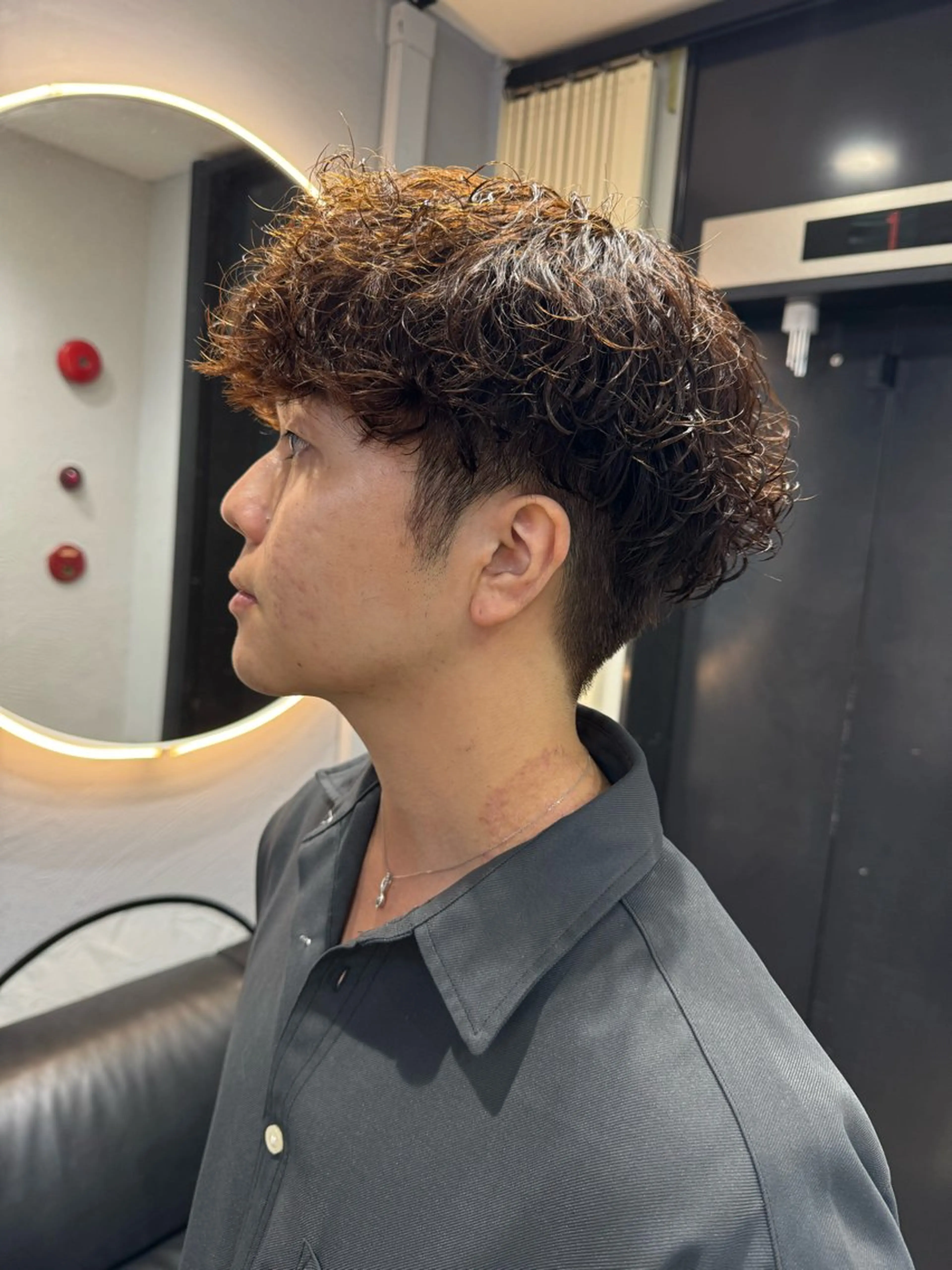 パーマ メンズ dao/ミルクティー /ブラウン/ブロンドのヘアスタイル