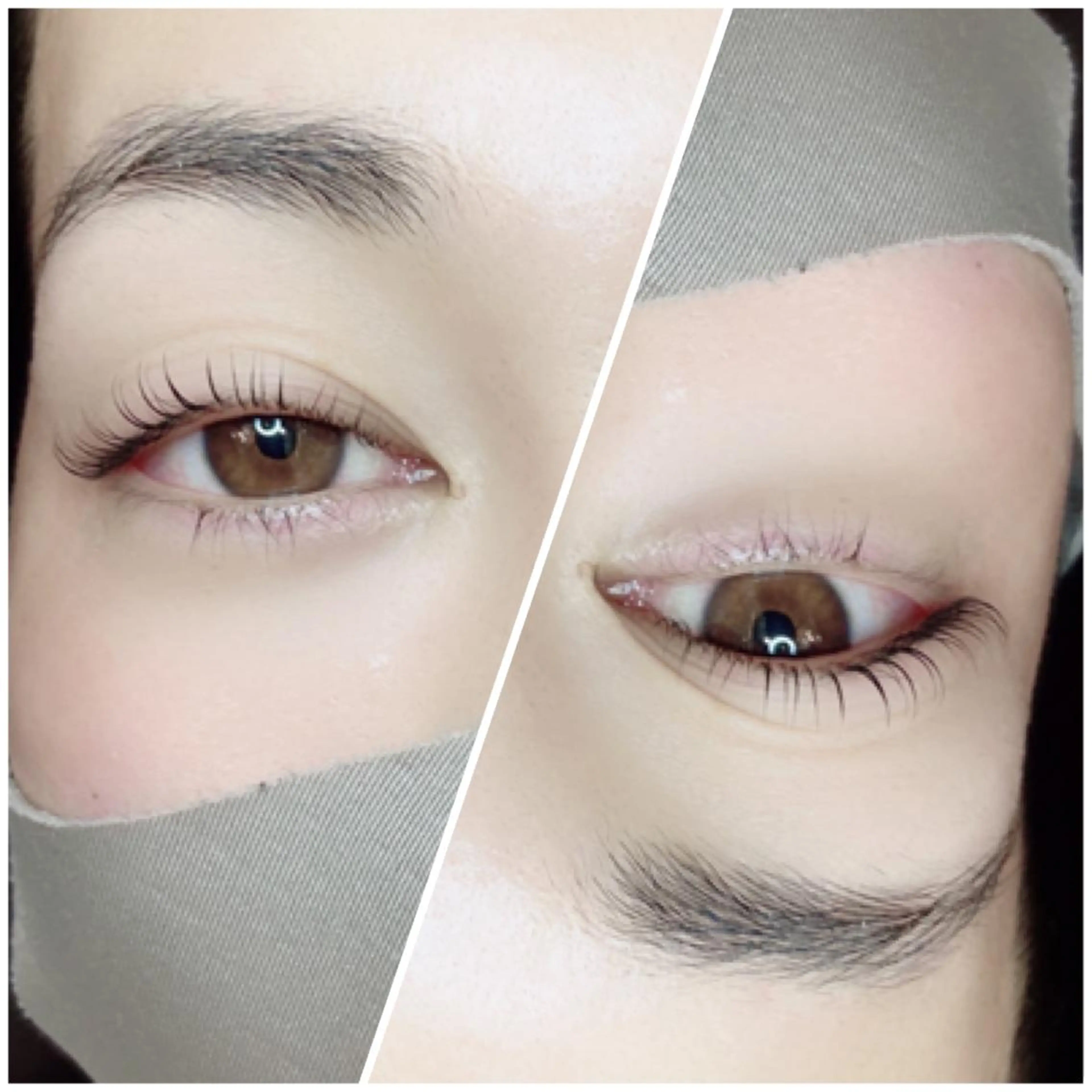 マツエク・マツパ Cカール カラーマツエク フラットラッシュ 韓国風マツエク パリジェンヌラッシュリフト barro.1995所属・オーダーメイドまつげ ＆まゆげ.RIKAのマツエク・マツパデザイン