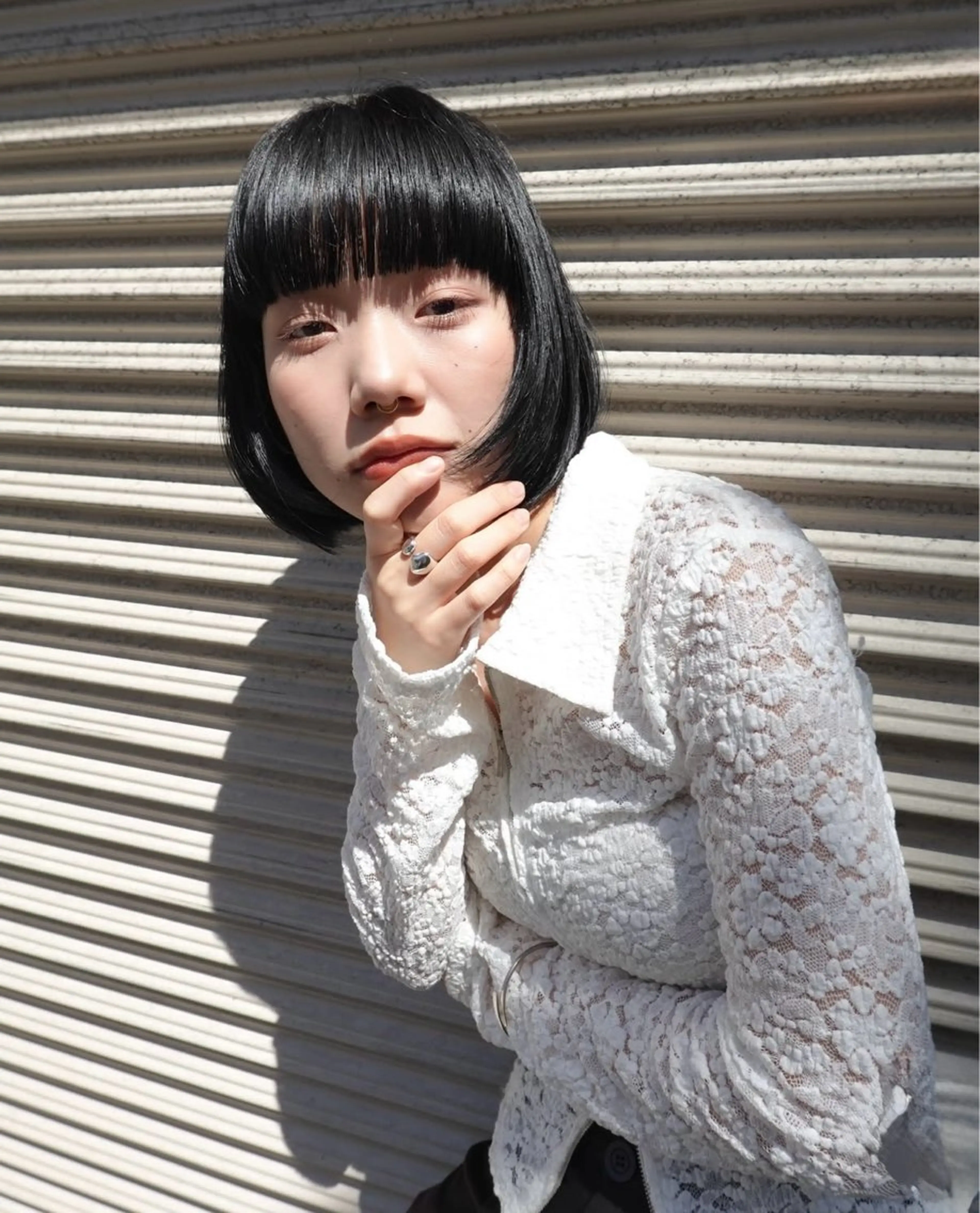 ショート カラー ヘアカラー トリートメント 守屋 瞳子のヘアスタイル