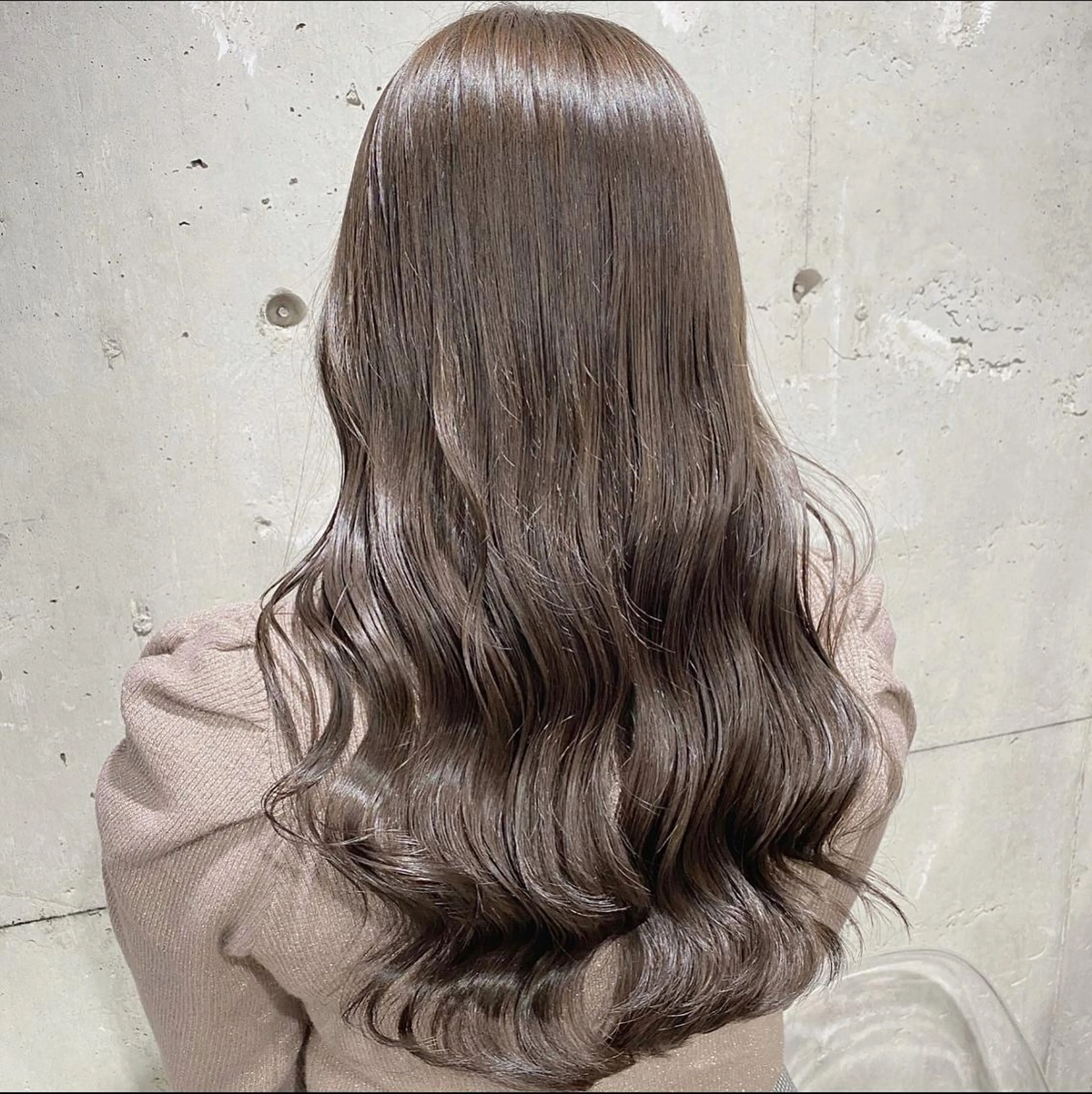 セミロング 透明感カラー🫧 レイヤーカットのヘアスタイル