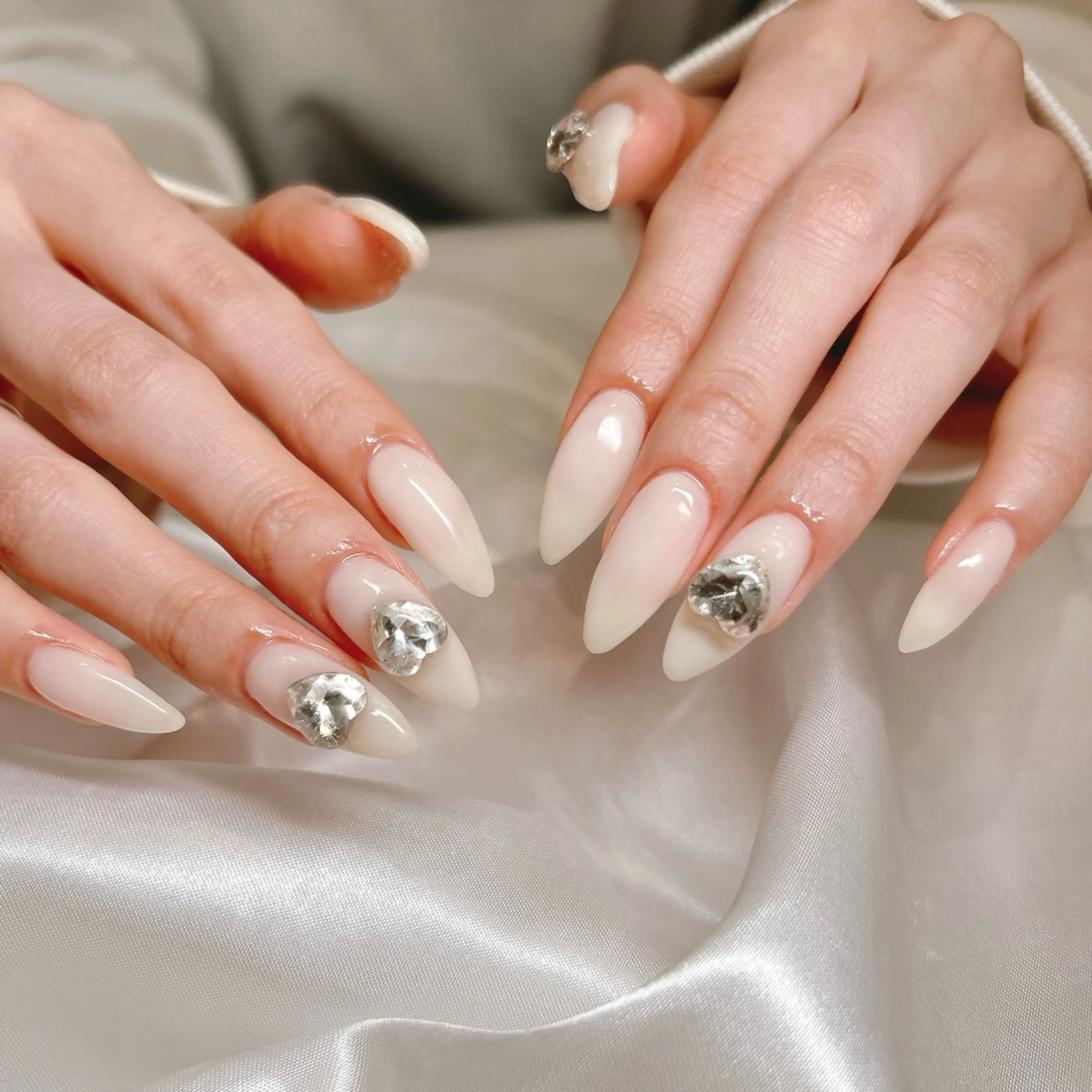 ネイル ハート ハンドネイル junna 金山.東別院.上前津のネイルデザイン